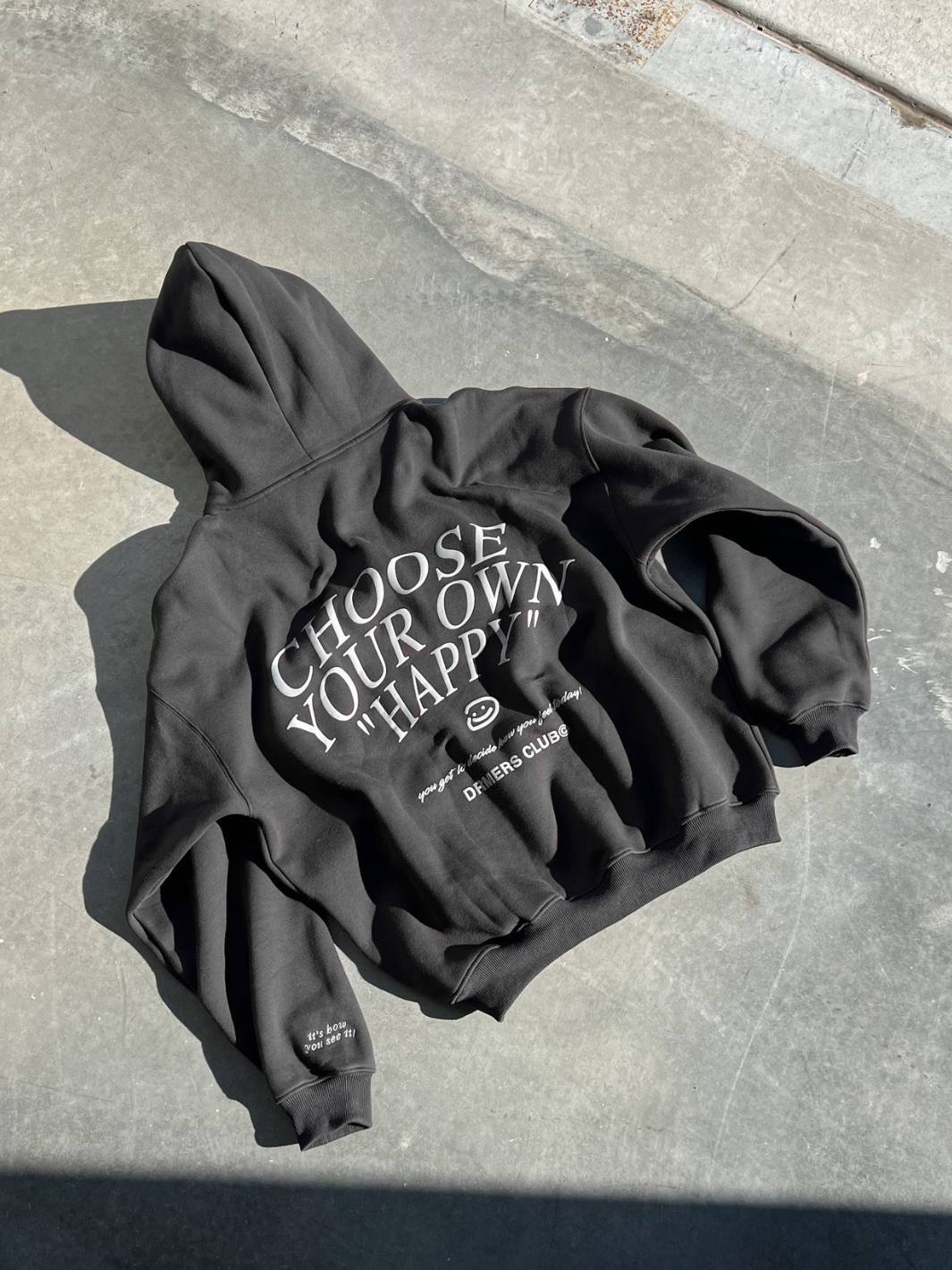 PERSPECTIVE HOODIE - FADED BLACK-Fineriform