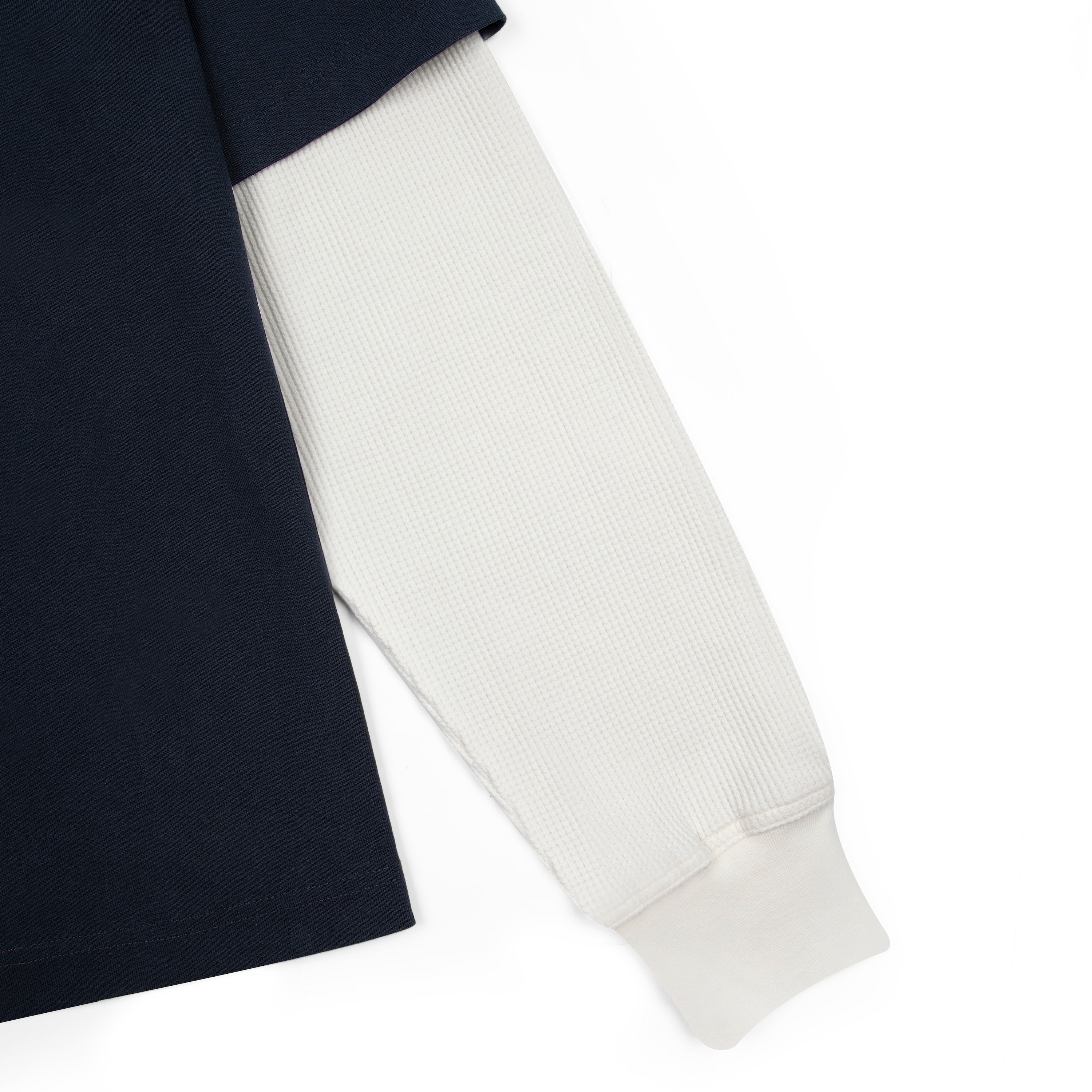 "gallery" layered Longsleeve navy-Fineriform