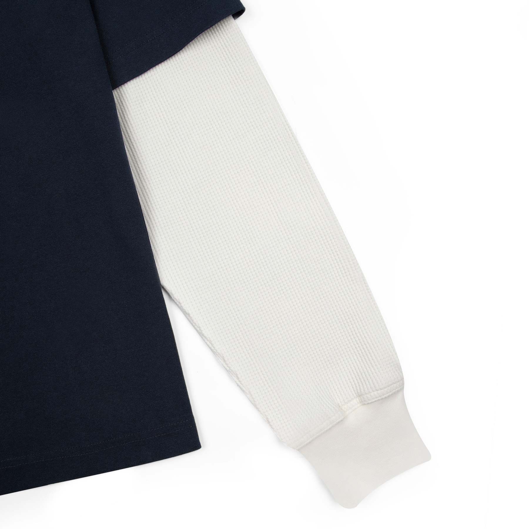 "gallery" layered Longsleeve navy-Fineriform