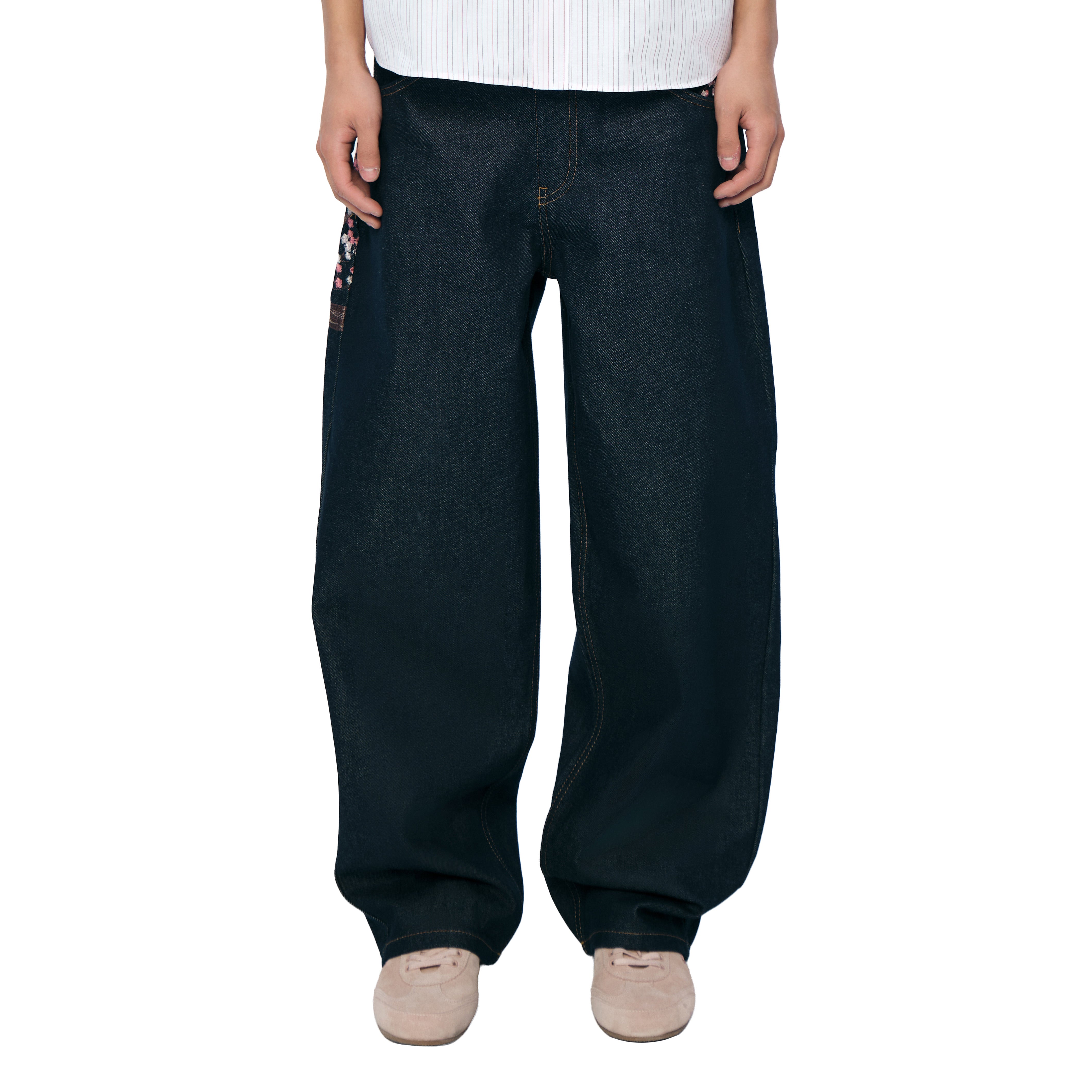 "blossom v2" raw Denim-Fineriform