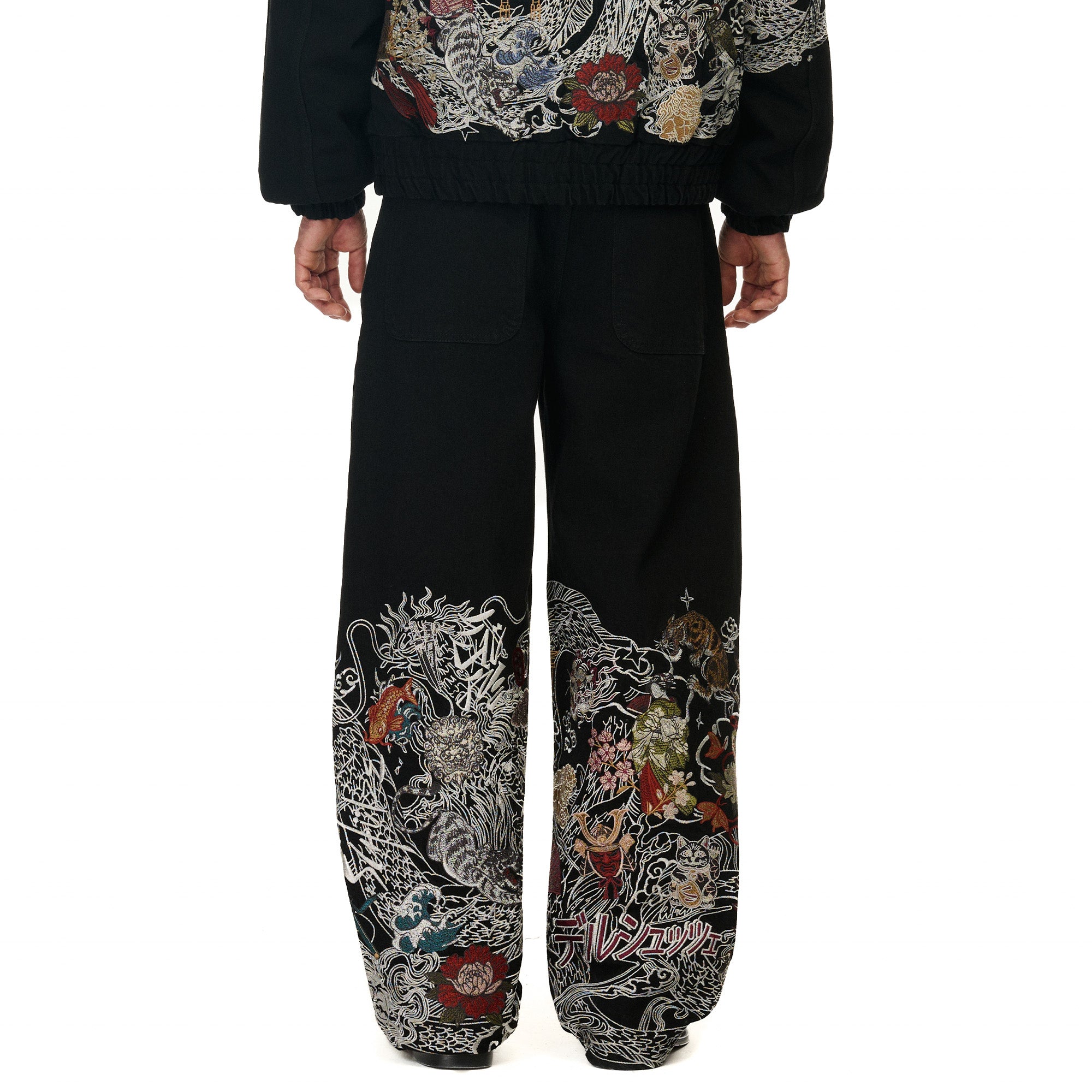 "yakuza" Denim black 02-Fineriform