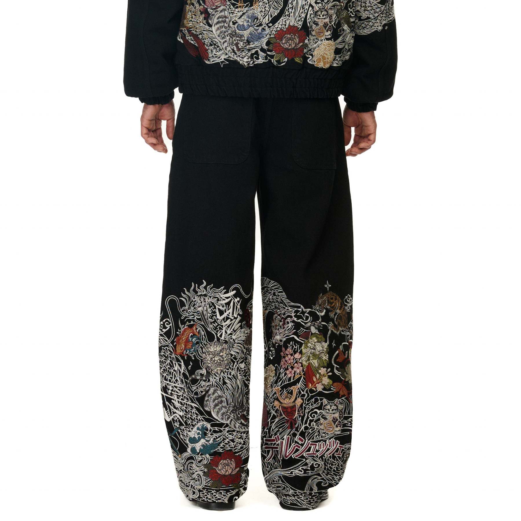 "yakuza" Denim black 02-Fineriform