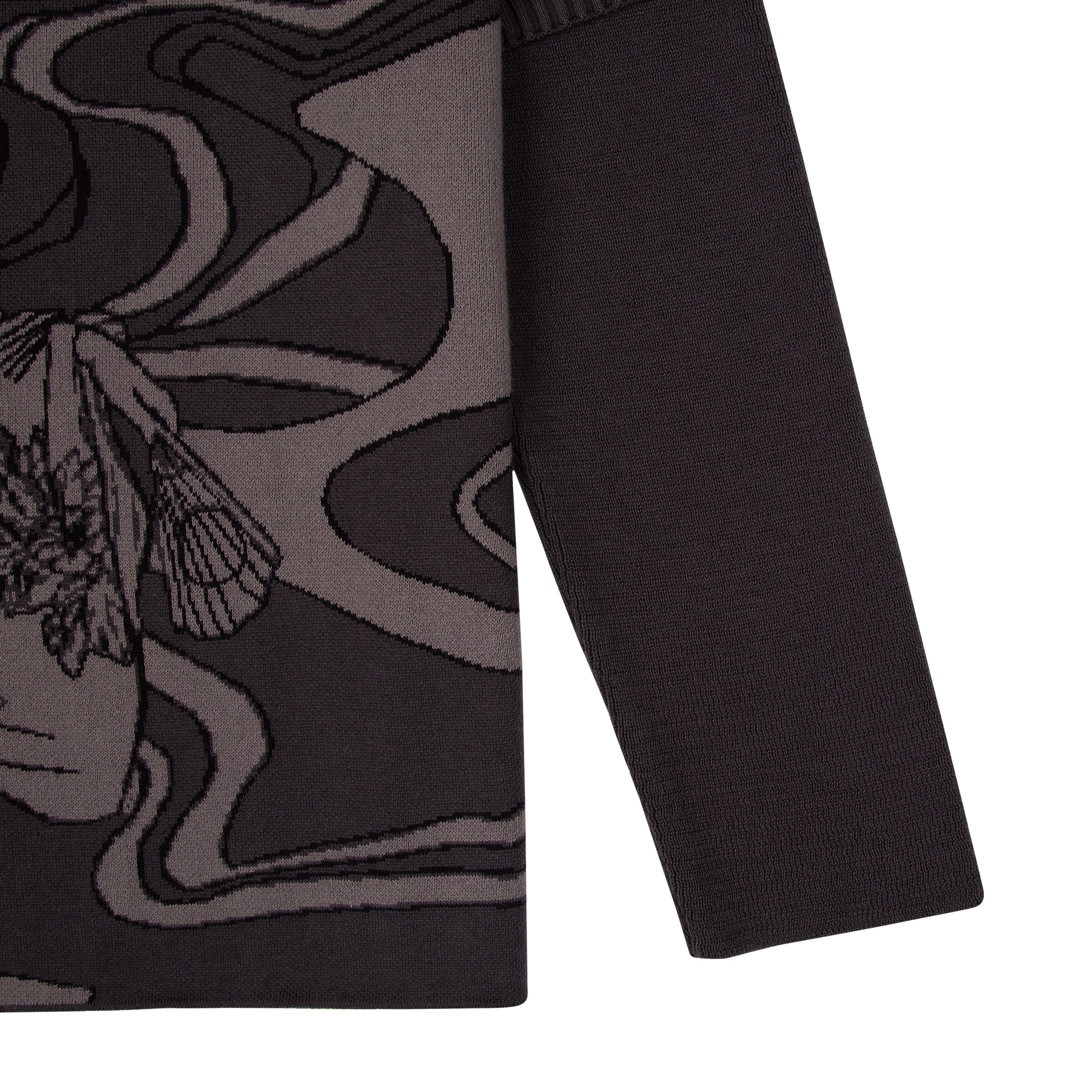 "yakuza" Layered knitted Jersey-Fineriform