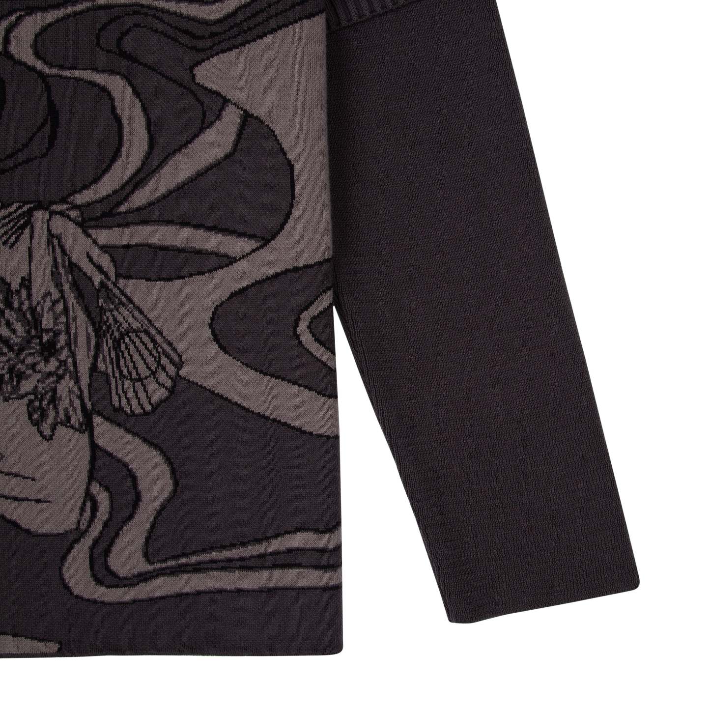 "yakuza" Layered knitted Jersey-Fineriform