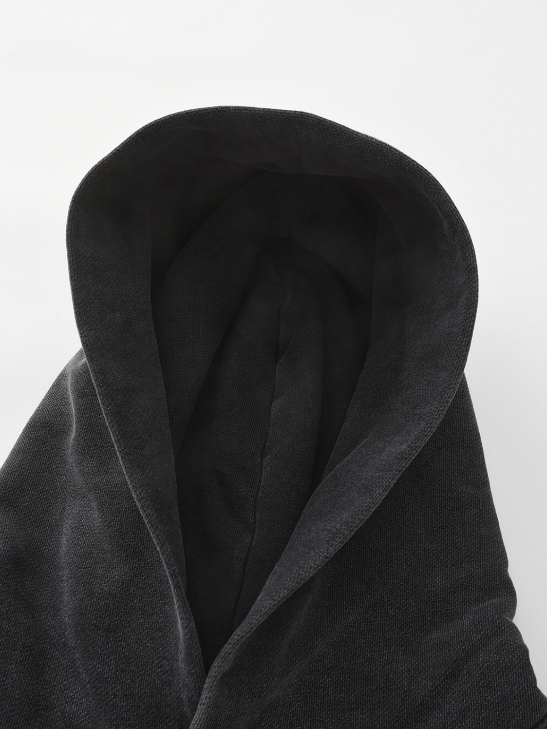 ESSENTIAL BOXY HOODIE - VINTAGE BLACK-Fineriform