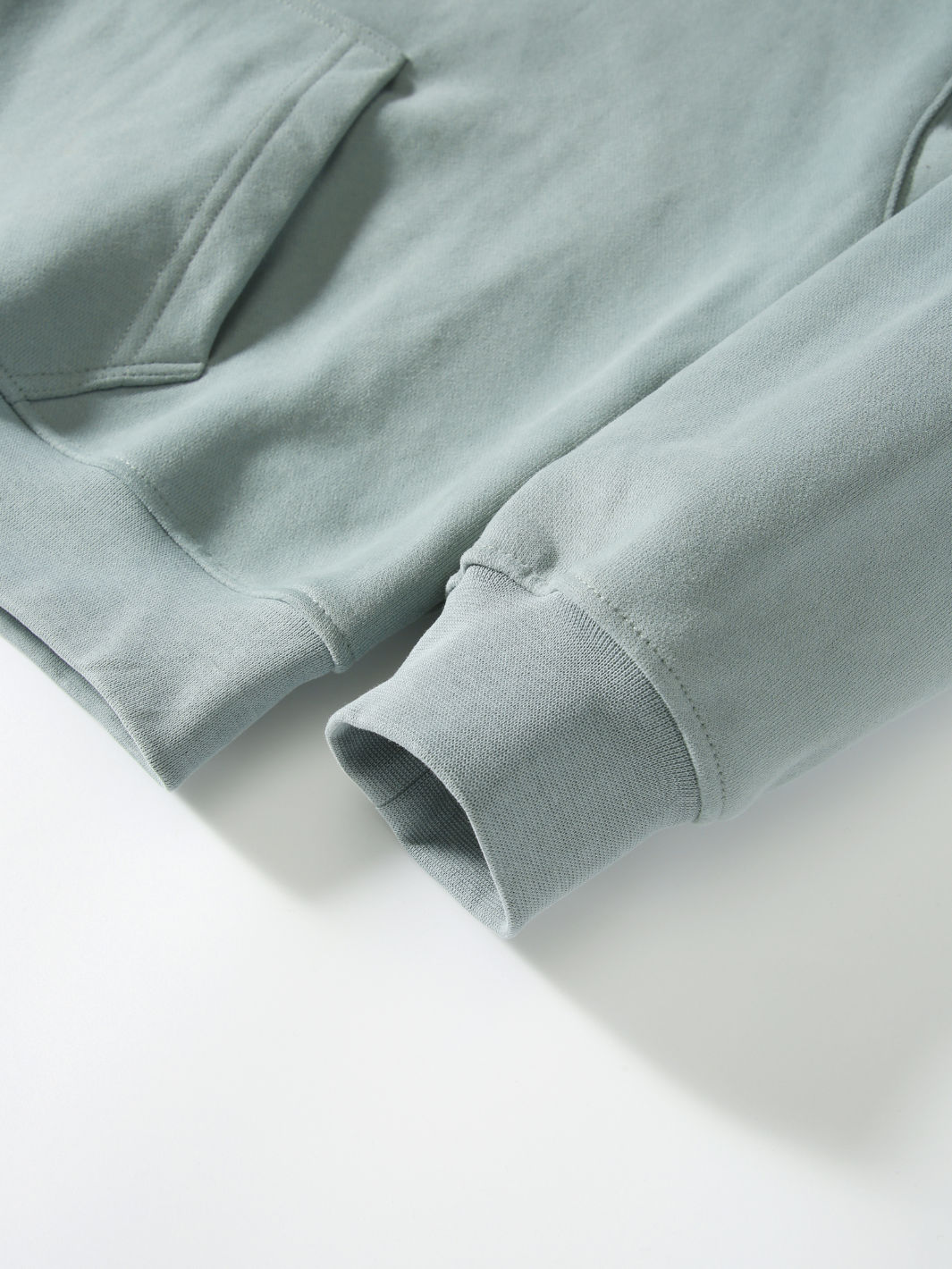 SMILEY BOXY DOUBLE ZIP - FADED SEAFOAM-Fineriform