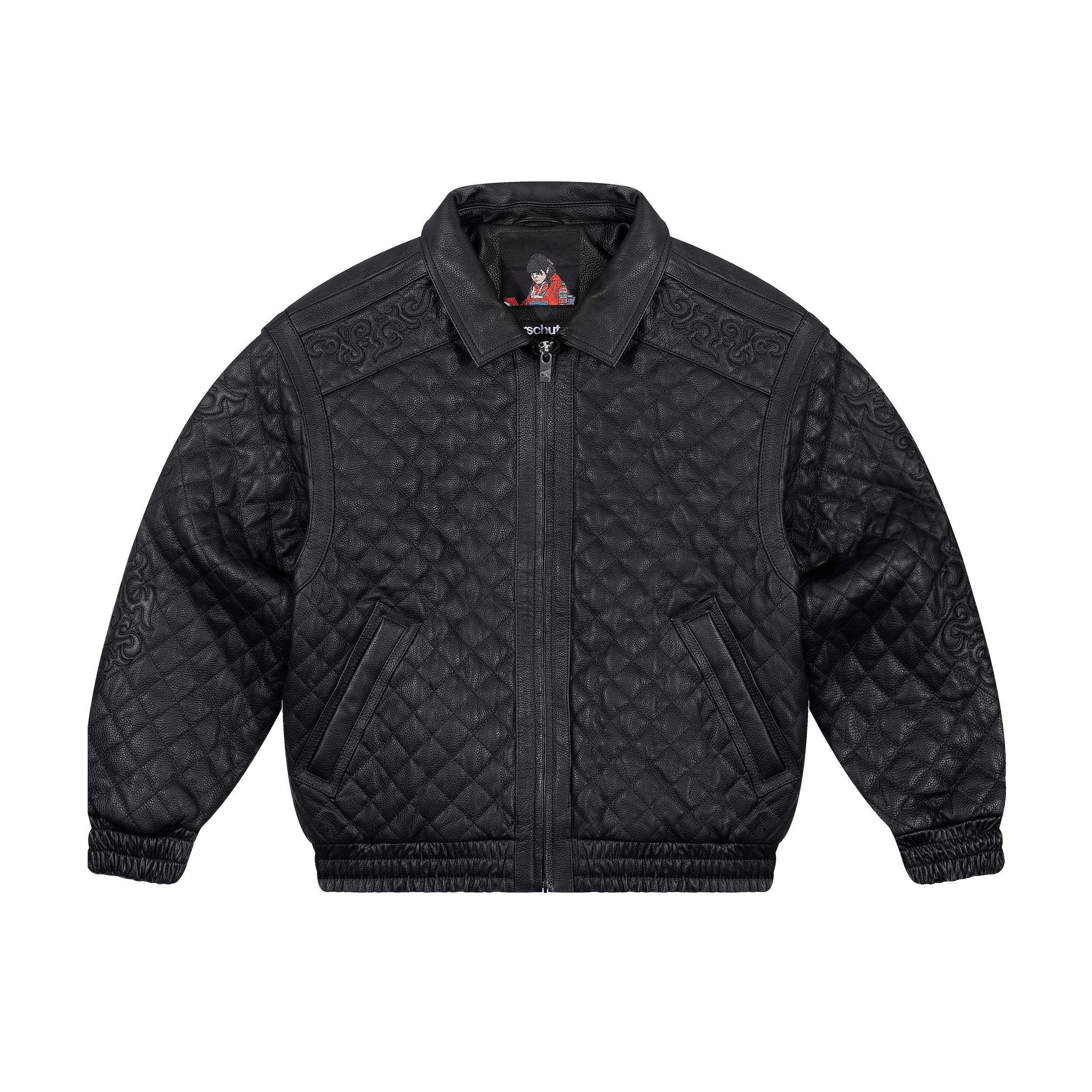 "western" leather Jacket-Fineriform