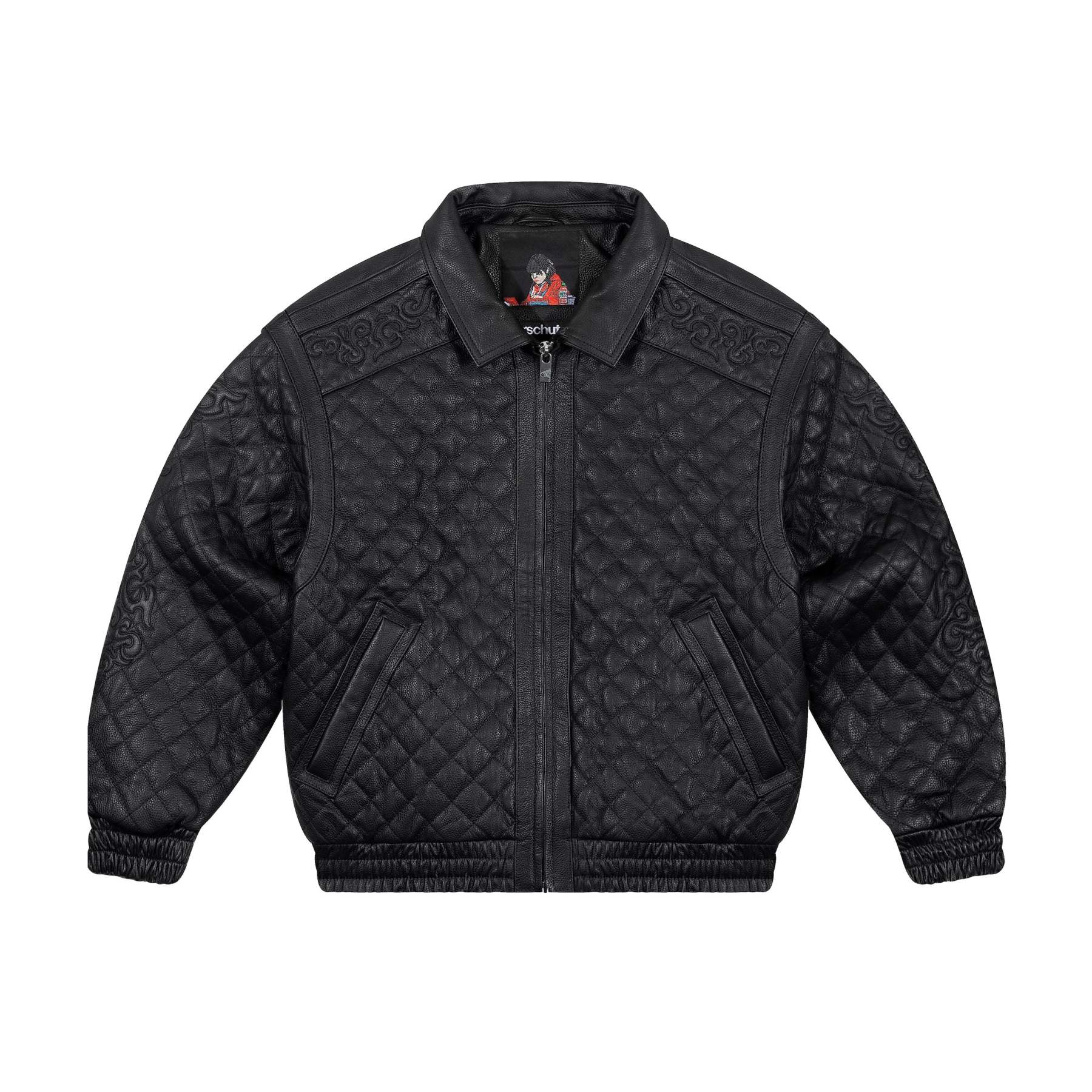 "western" leather Jacket-Fineriform