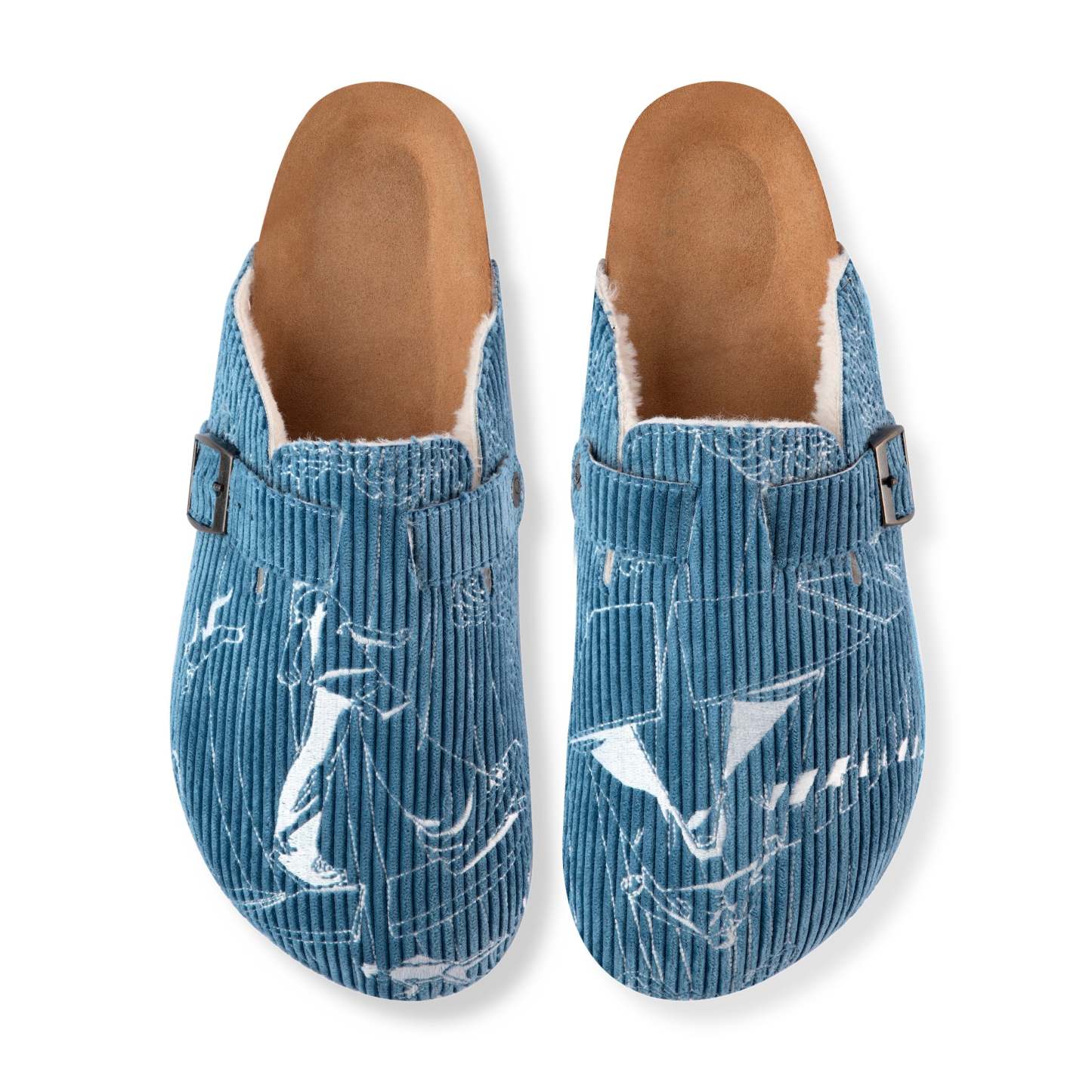 "dreamwalker" clogs sky blue-Fineriform