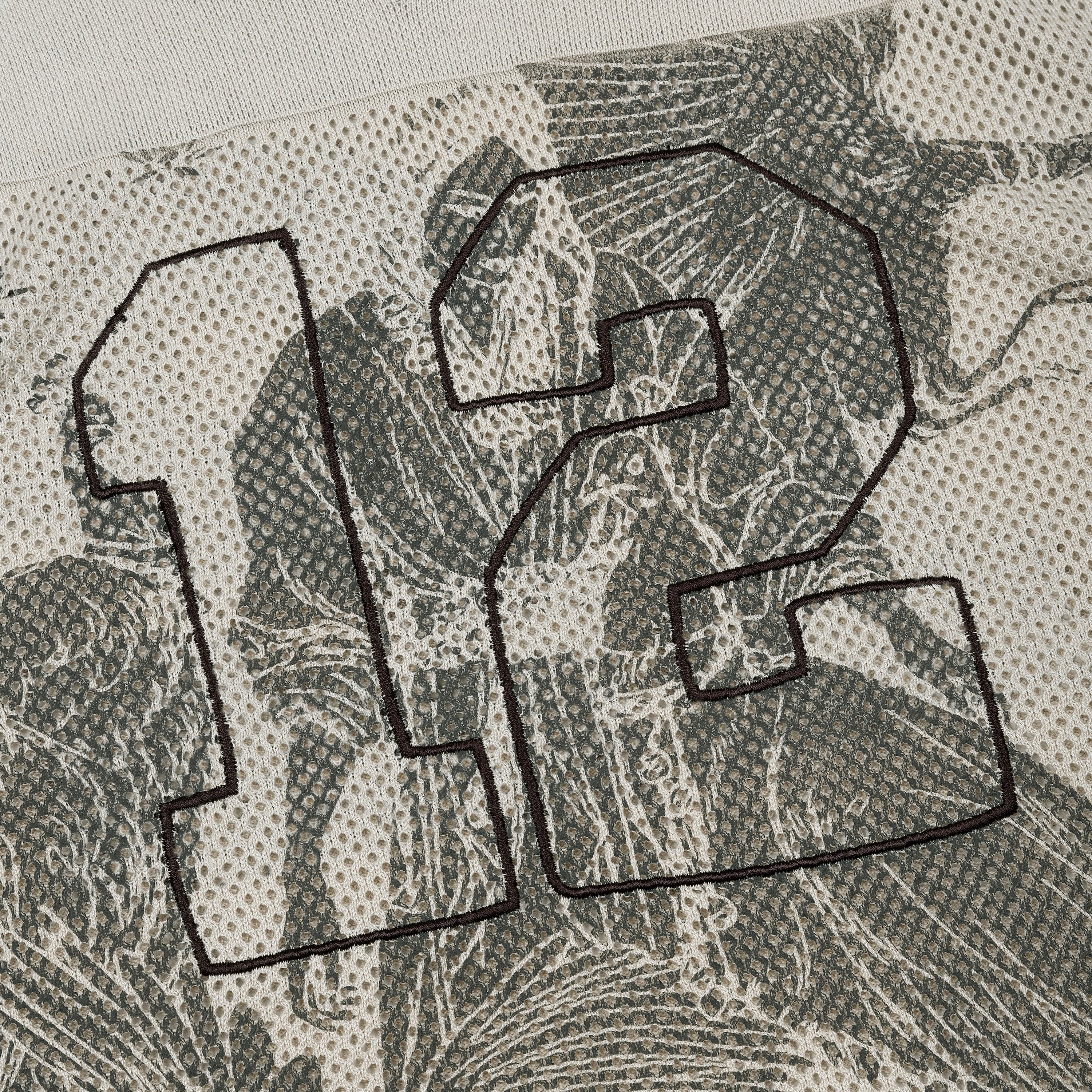 "sashiko v2" knit jersey beige-Fineriform