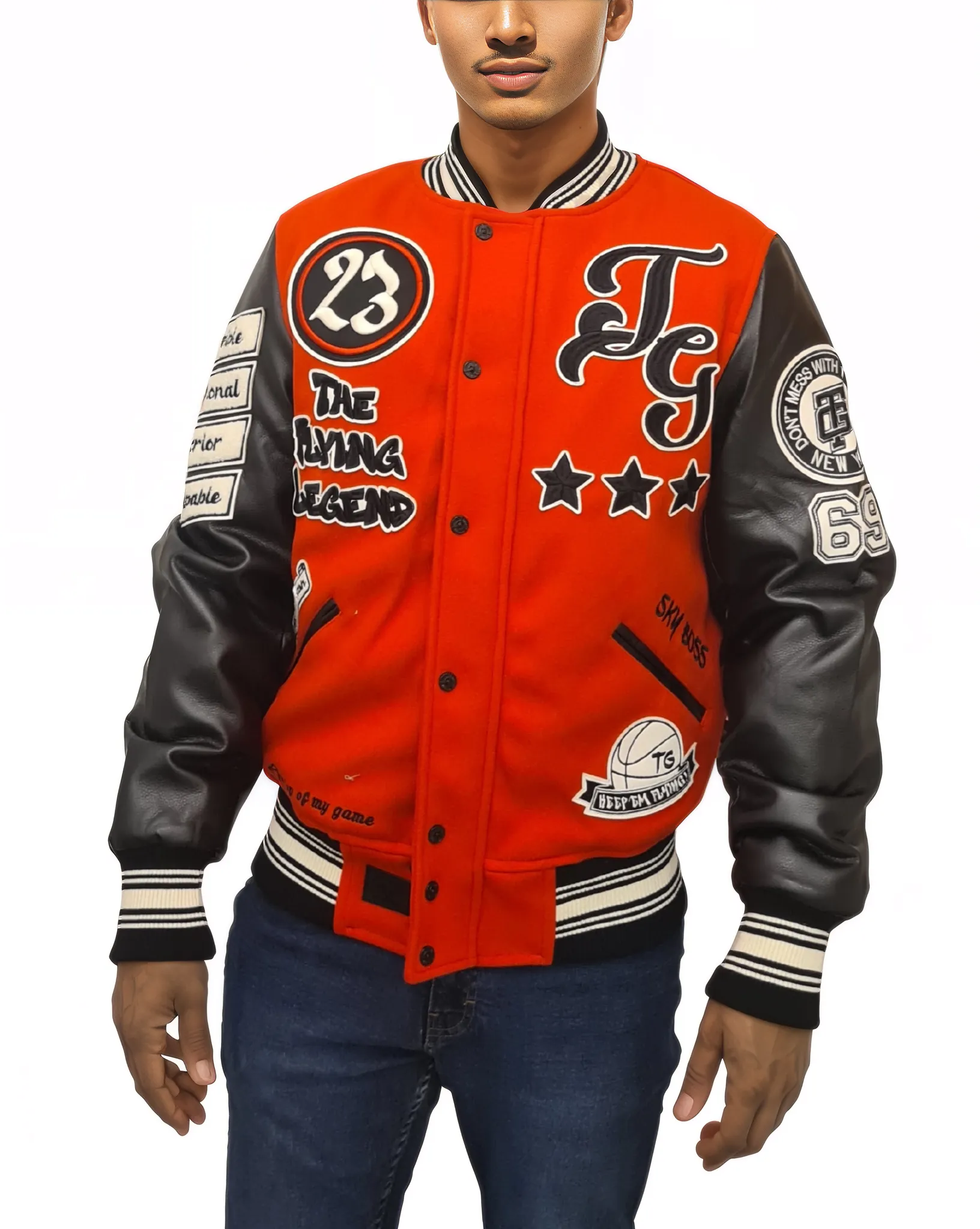 Flying Legend Varsity Jacket 2437-Fineriform