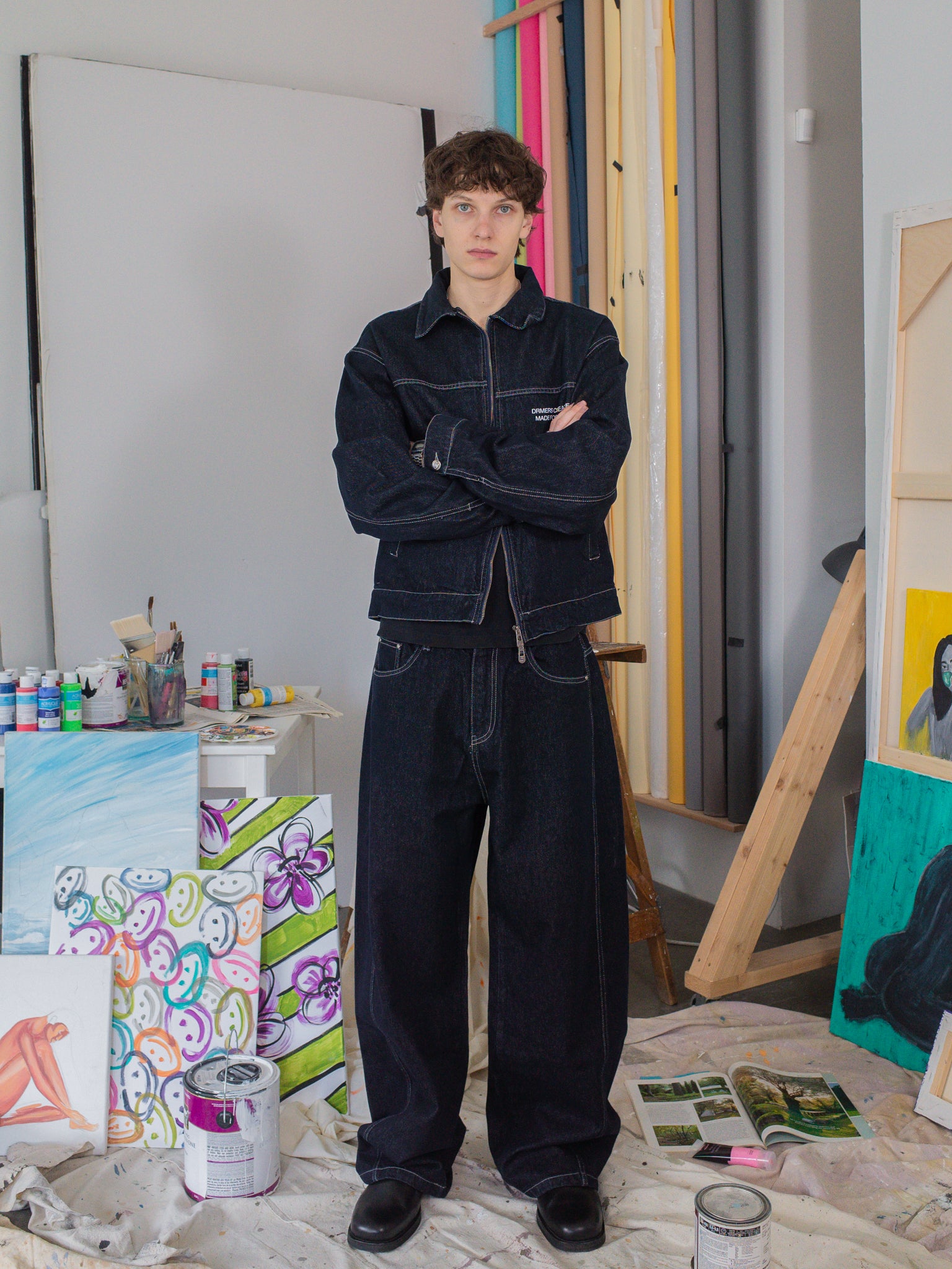 CREATIVE DEPT JEANS - INDIGO-Fineriform