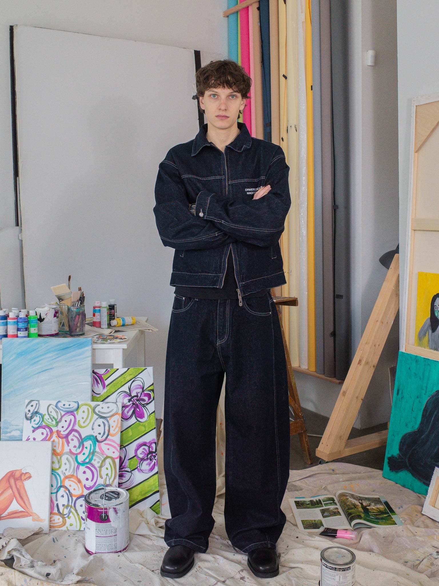 CREATIVE DEPT JEANS - INDIGO-Fineriform