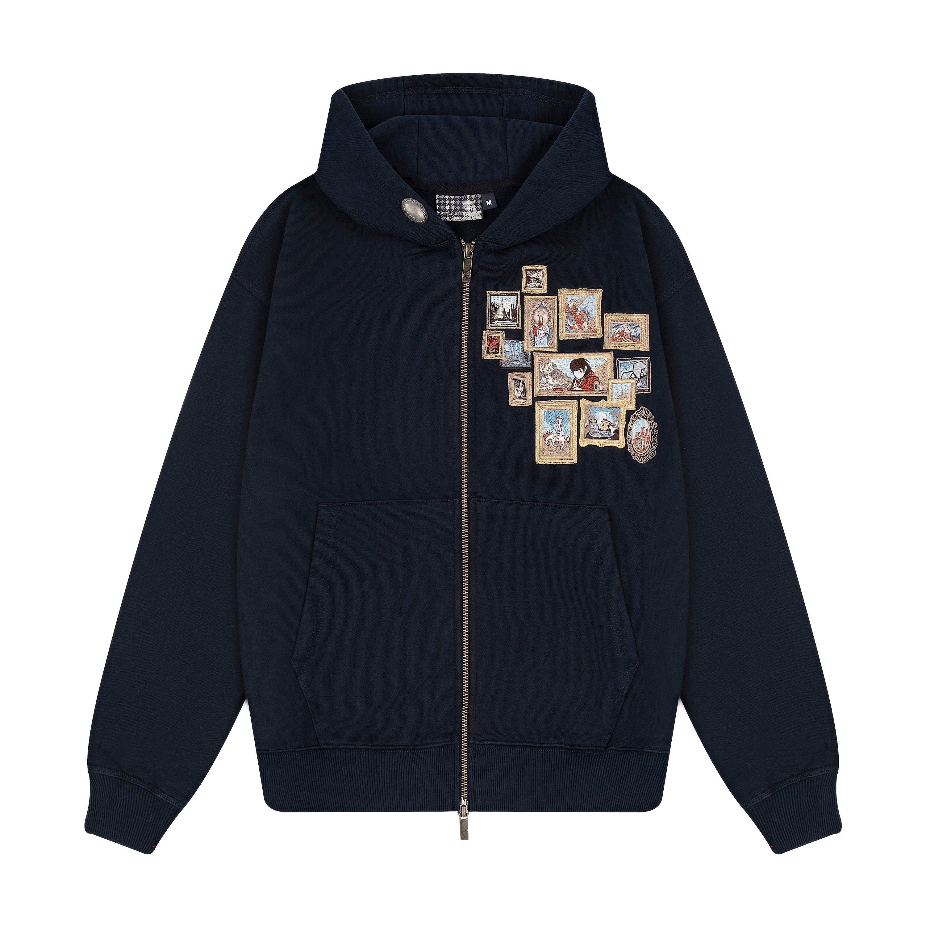 "gallery" Zip Up-Fineriform