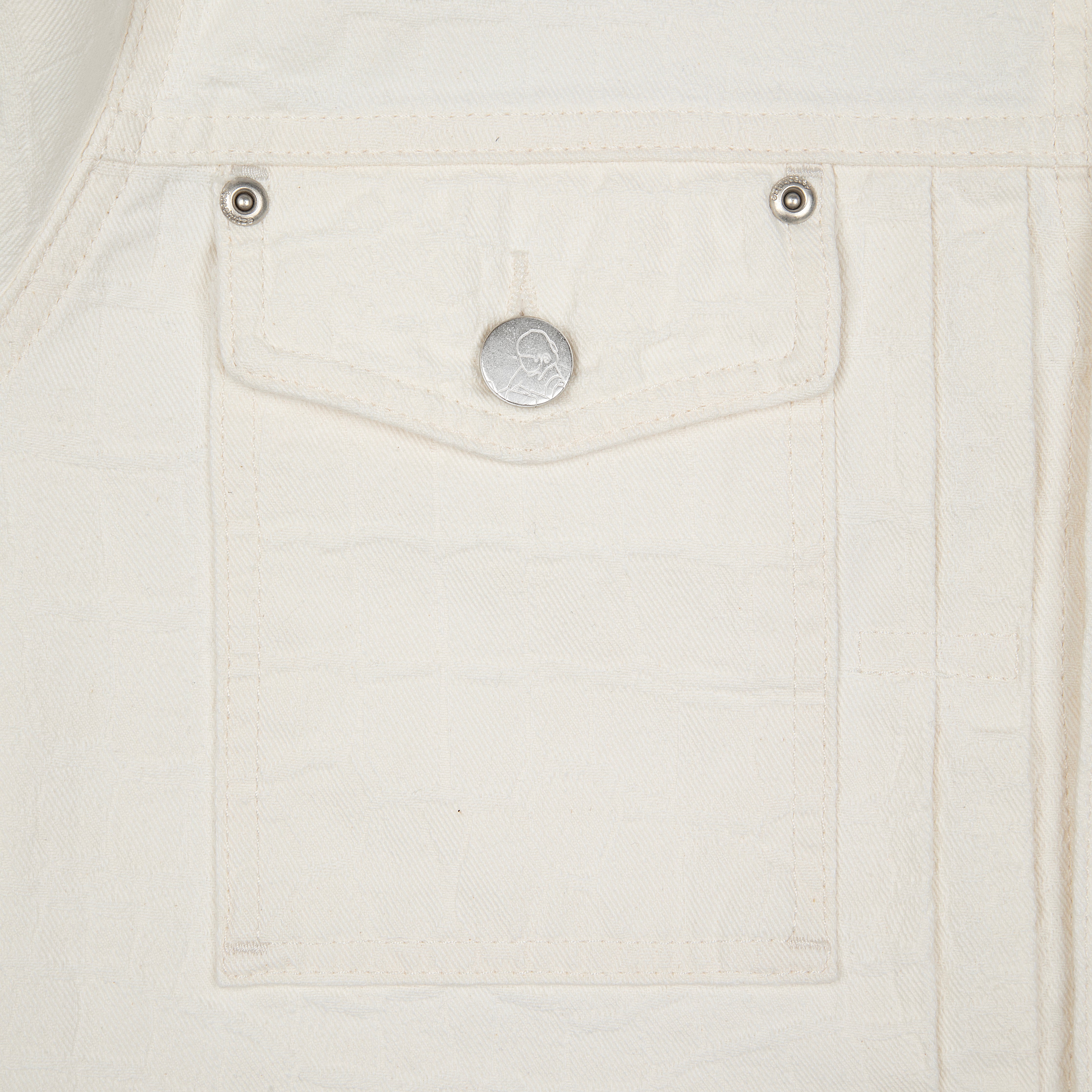 "yakuza" denim Jacket off white-Fineriform