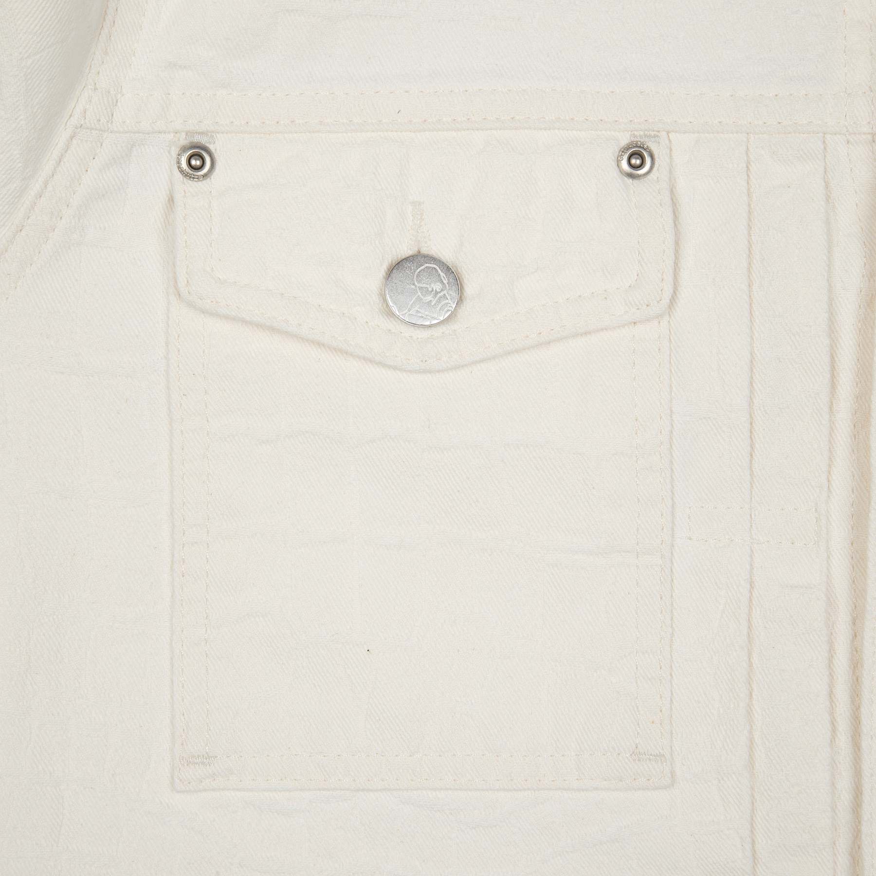 "yakuza" denim Jacket off white-Fineriform