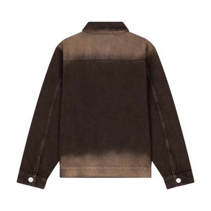 "jazz v2" denim Jacket brown-Fineriform