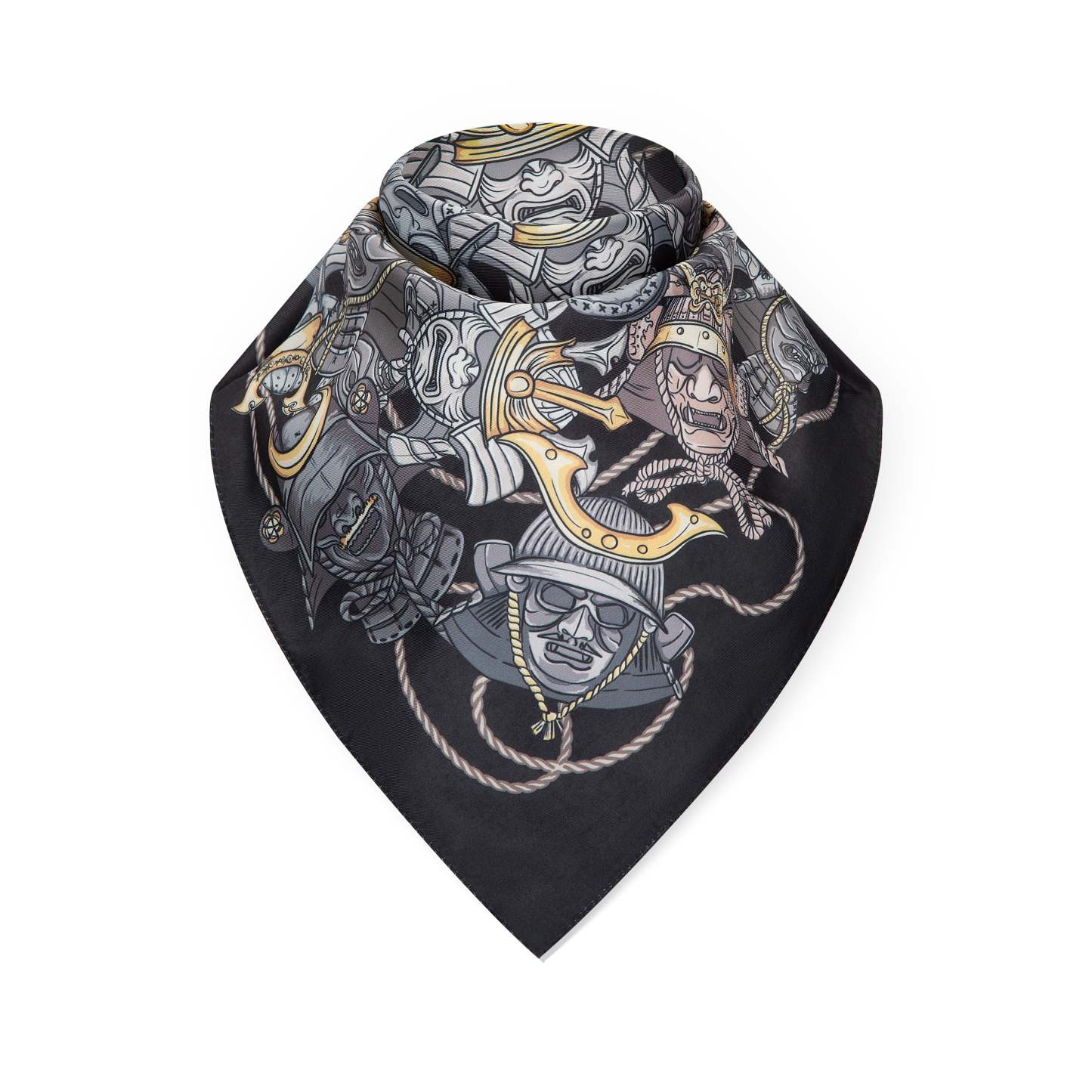 "yakuza"scarf black-Fineriform