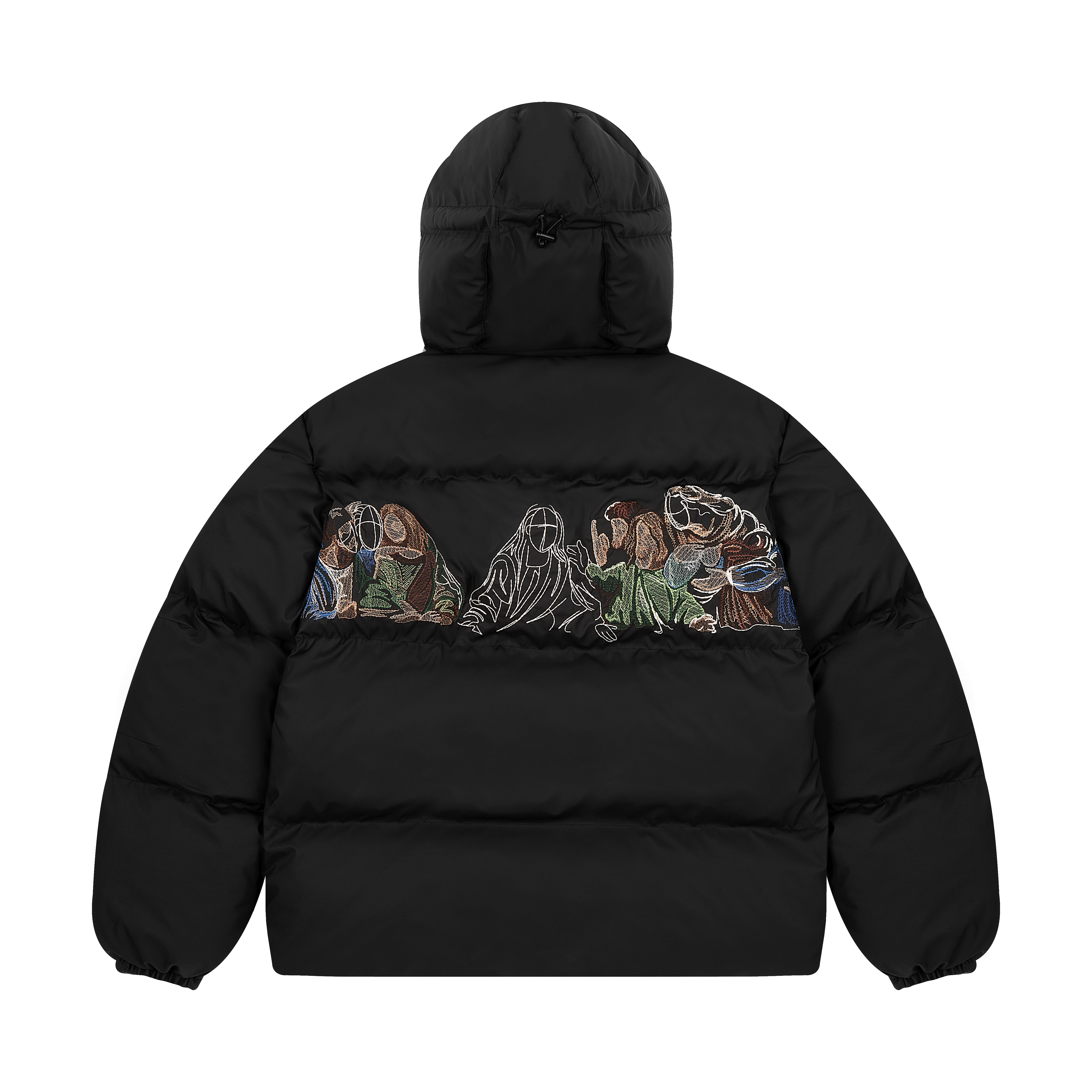 "last supper" Puffer black-Fineriform