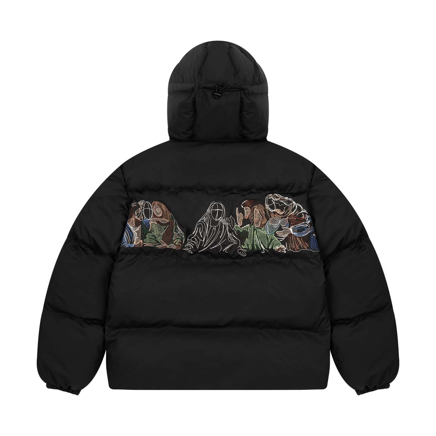 "last supper" Puffer black-Fineriform