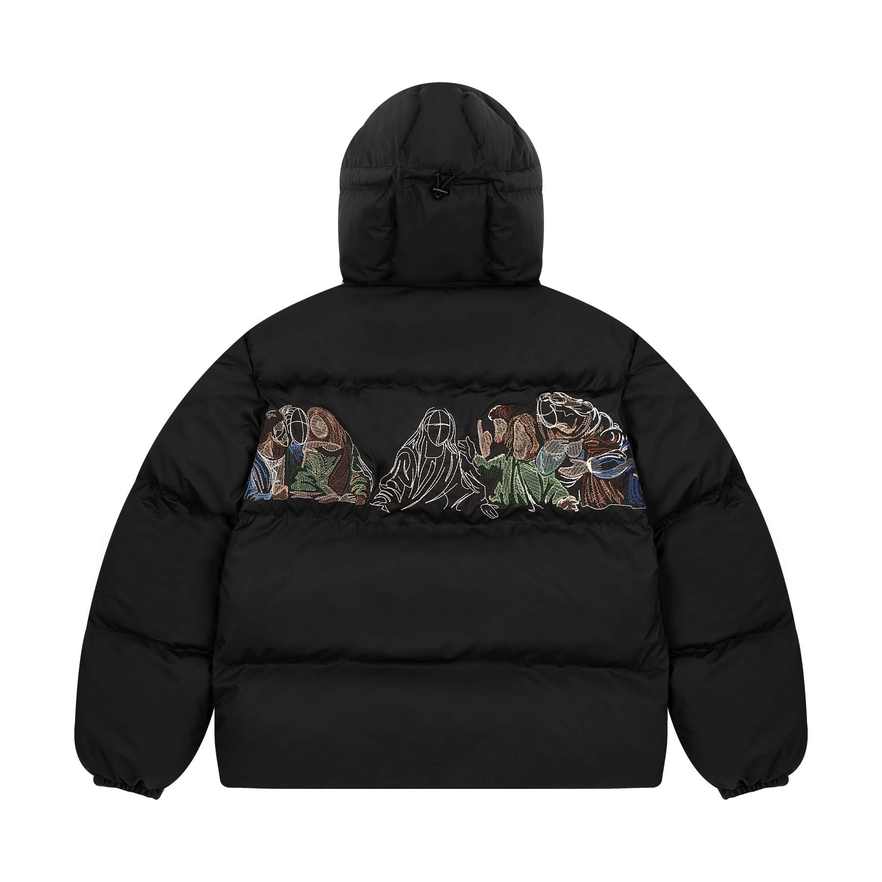 "last supper" Puffer black-Fineriform
