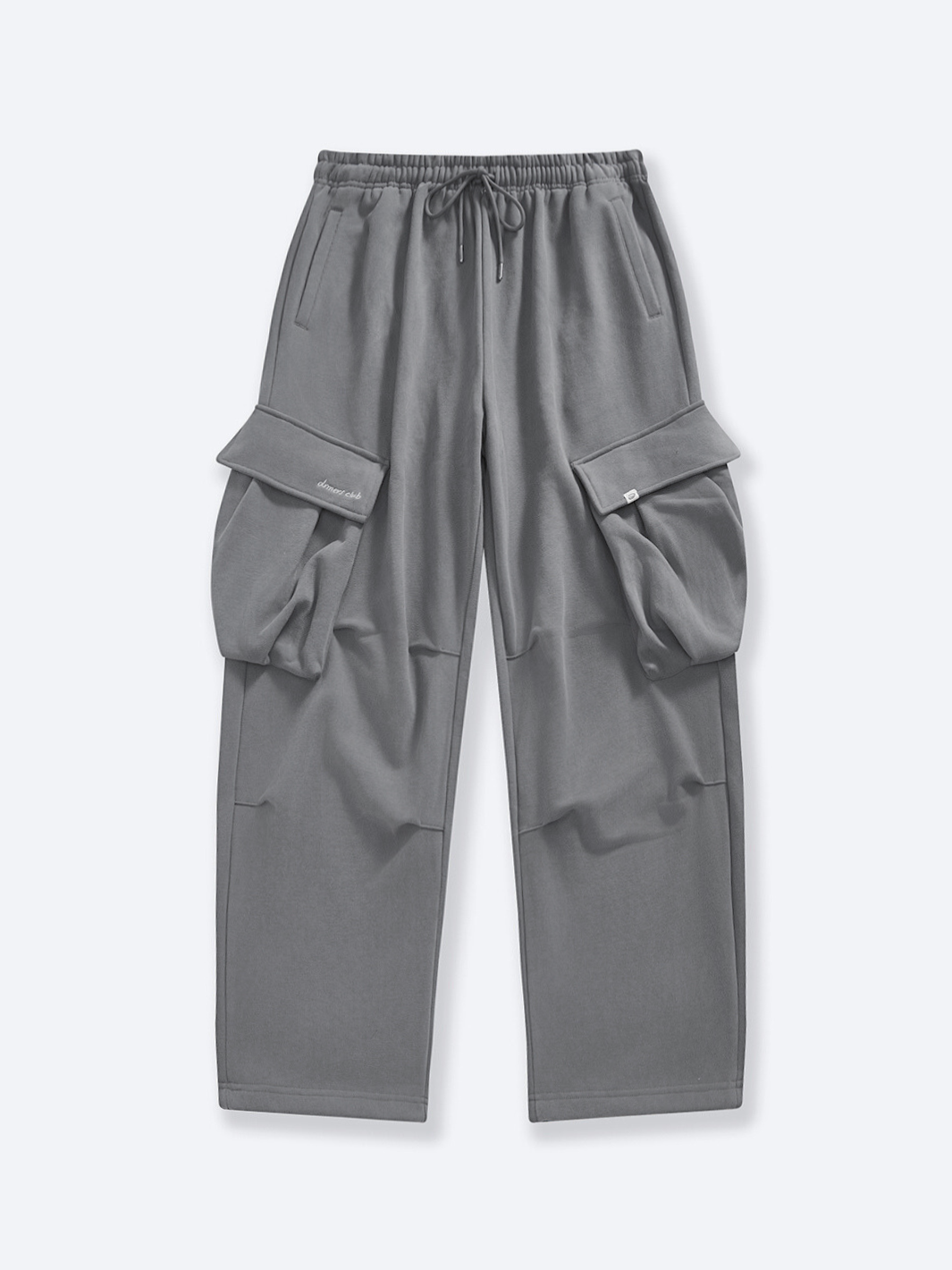 BAGGY CARGO SWEATPANTS - CHARCOAL-Fineriform
