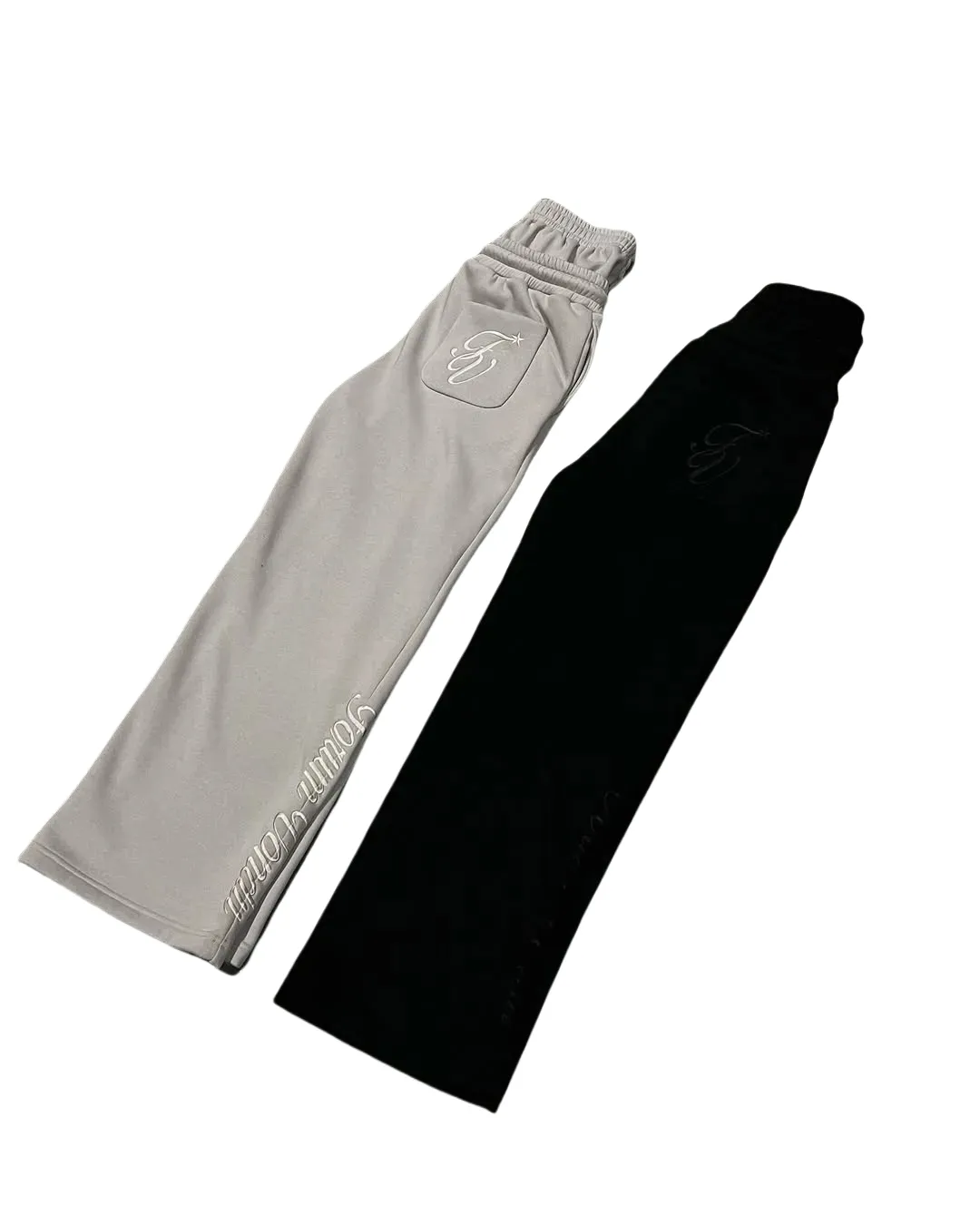 Double drawstring sweatpants-Fineriform