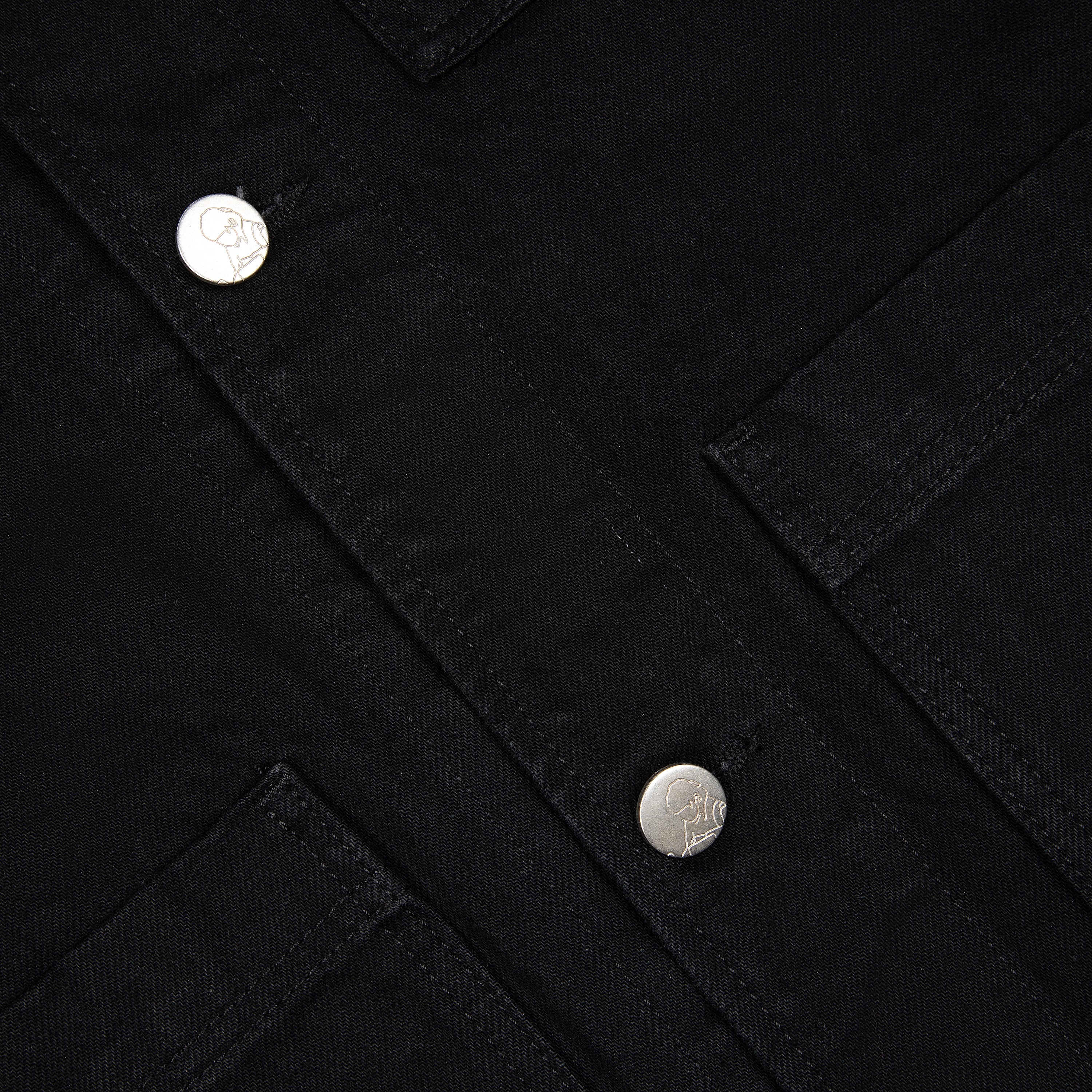 "yakuza" denim Jacket black-Fineriform