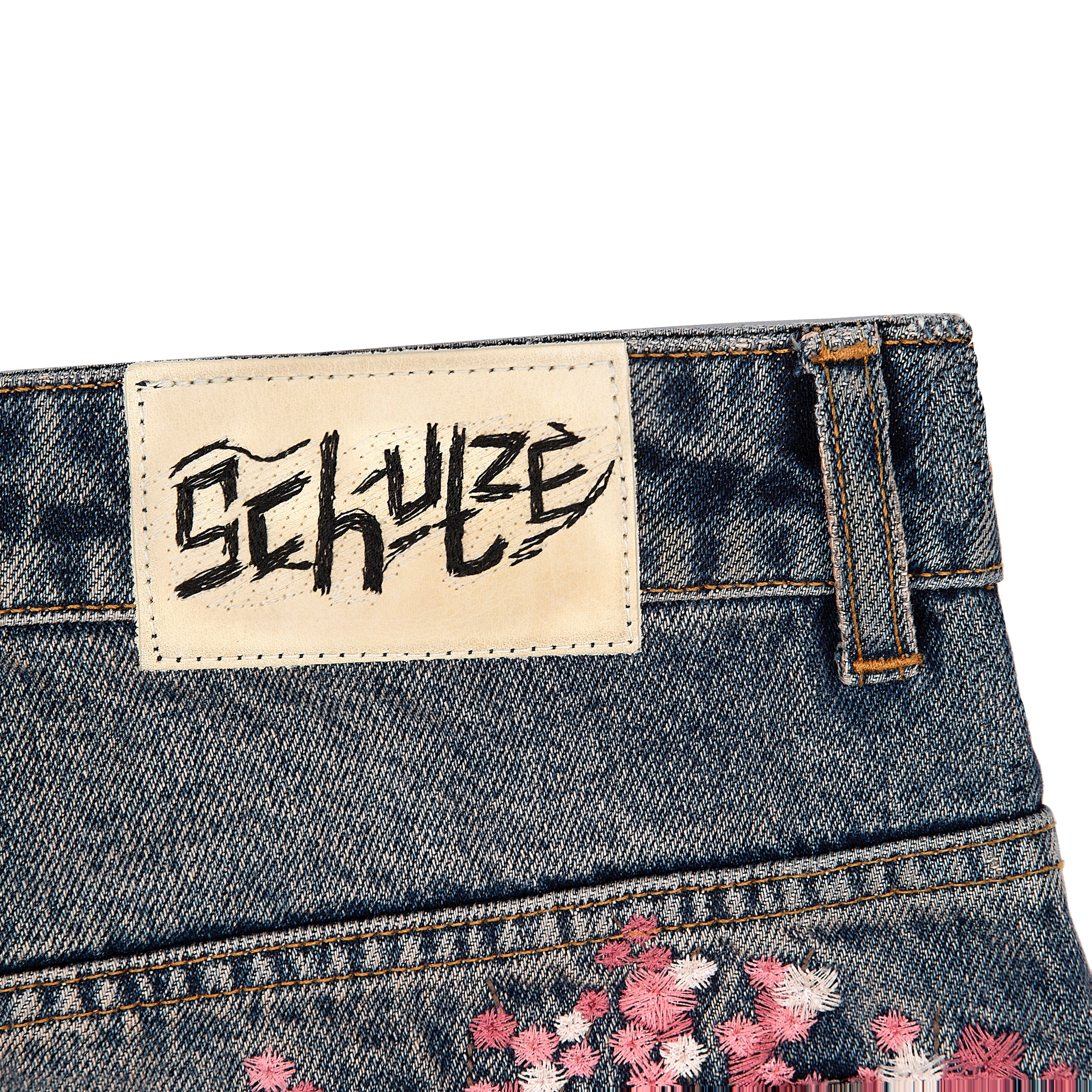 "blossom v2" patchwork washed Denim-Fineriform