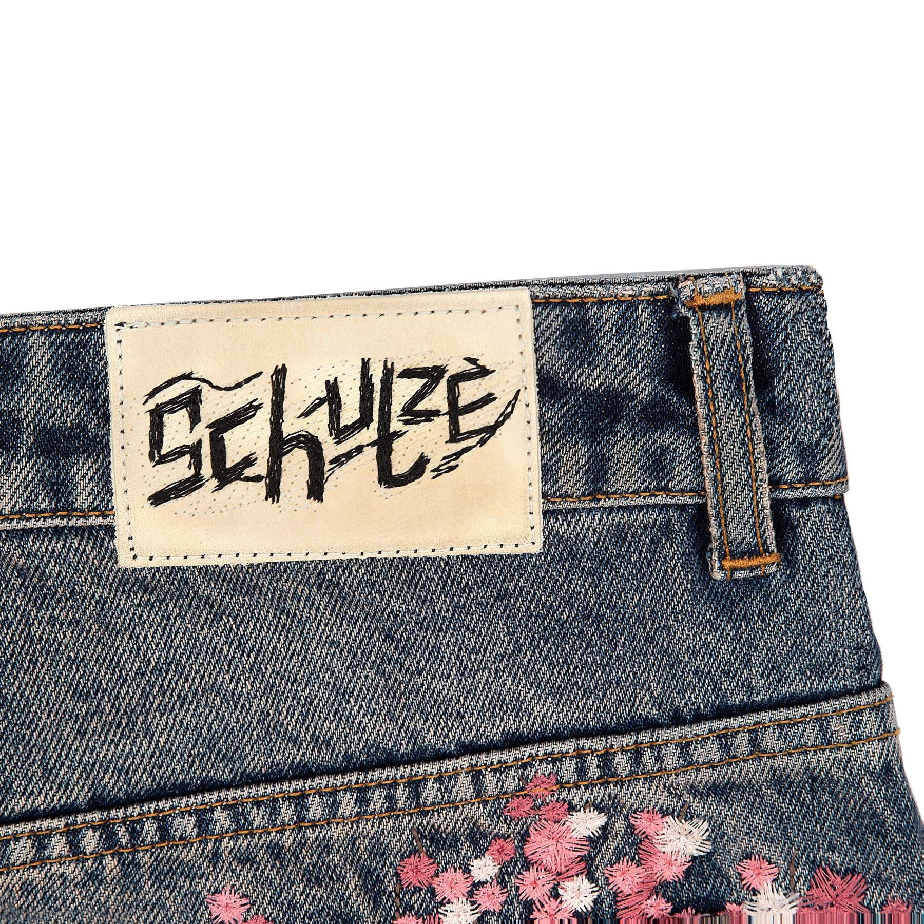 "blossom v2" patchwork washed Denim-Fineriform