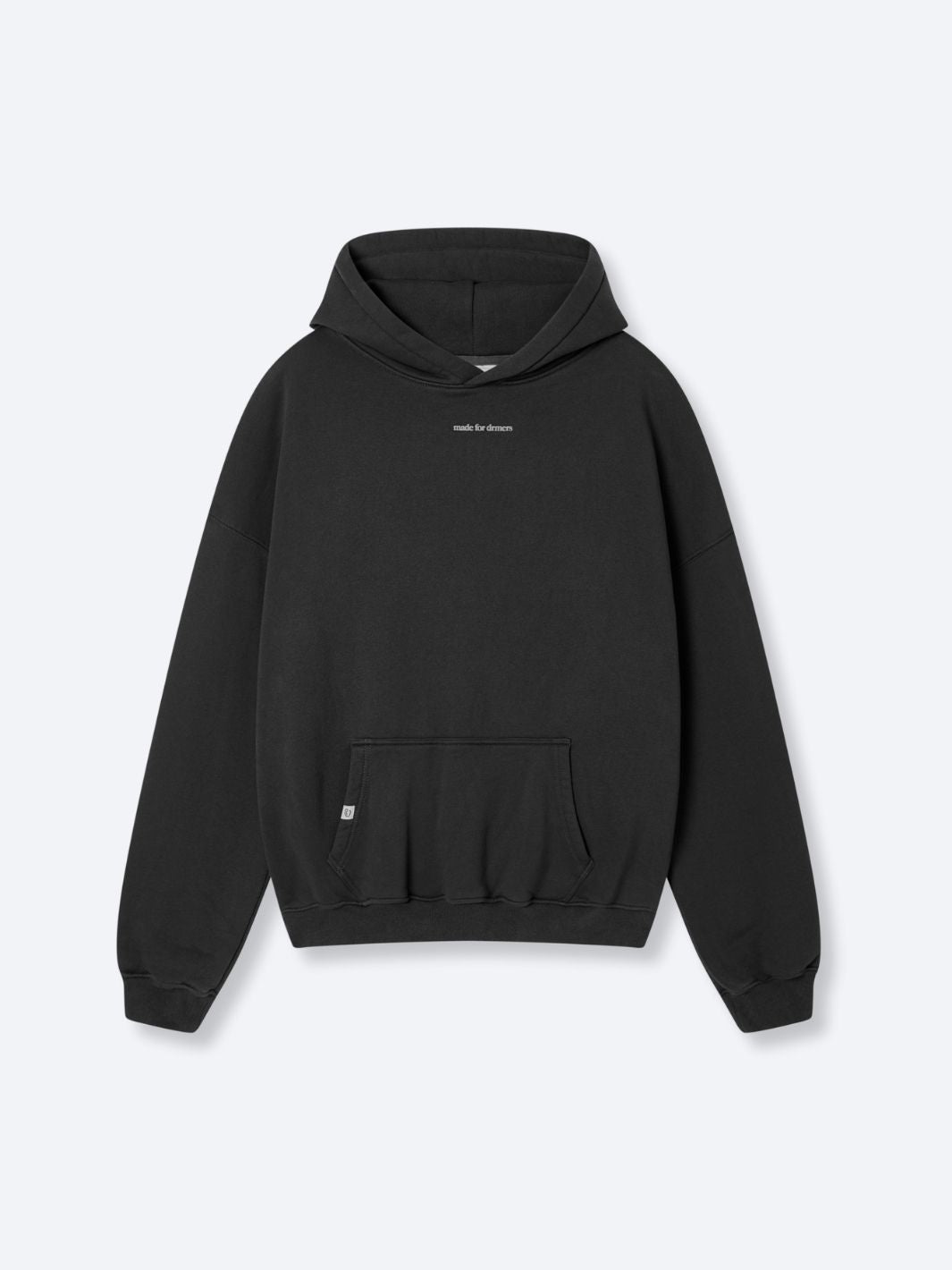 SMILEY LOGO HOODIE - FADED BLACK-Fineriform