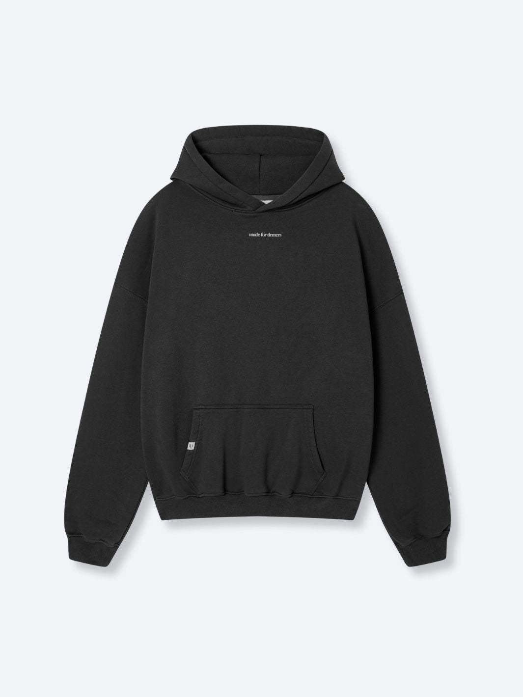SMILEY LOGO HOODIE - FADED BLACK-Fineriform