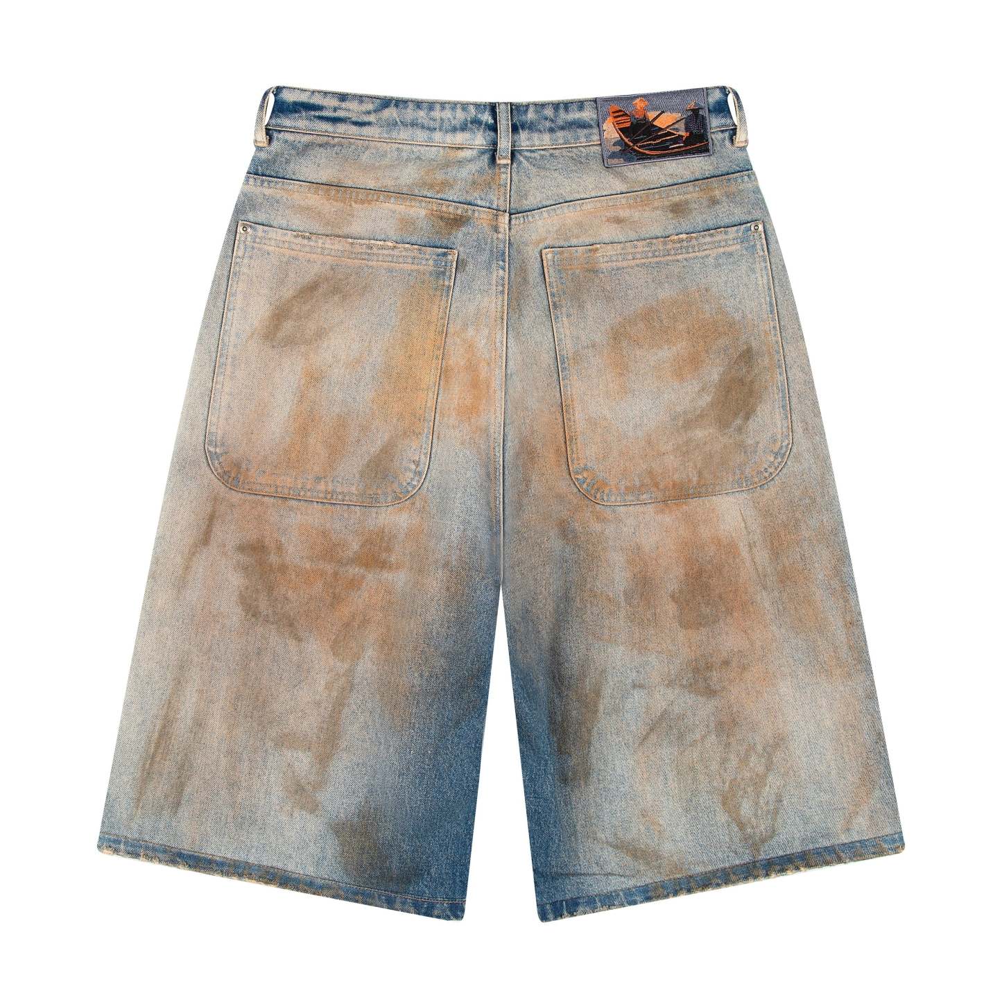 "lotus" Jorts mud wash-Fineriform