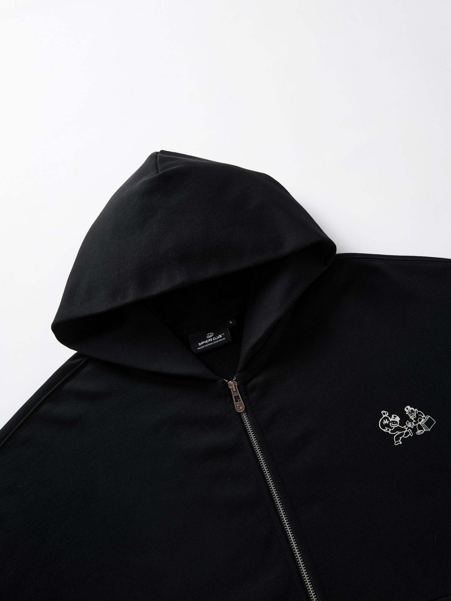 CHANCE ENCOUNTER ZIP UP - BLACK-Fineriform
