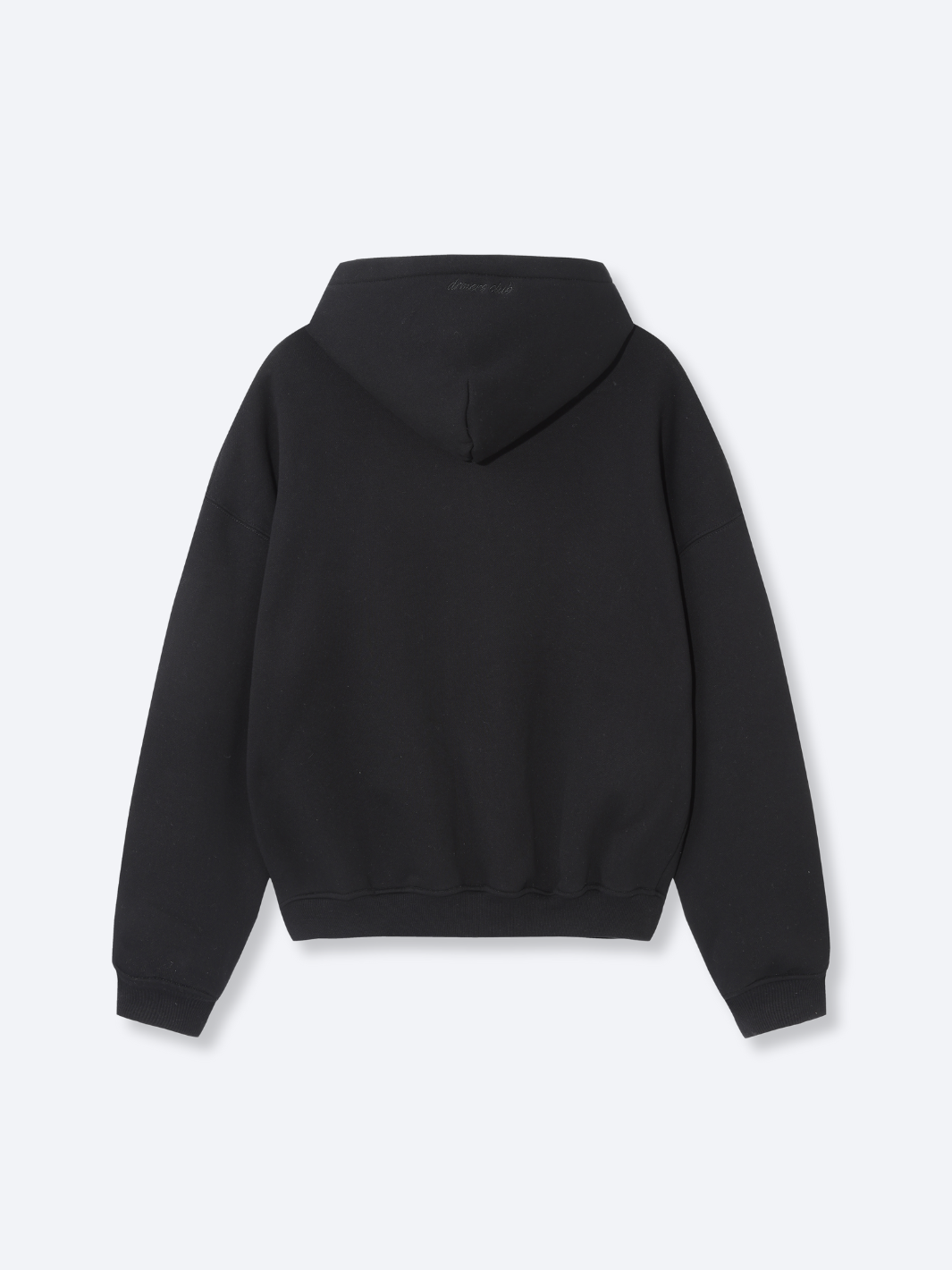 SIGNATURE BASIC ZIP-UP HOODIE - BLACK-Fineriform