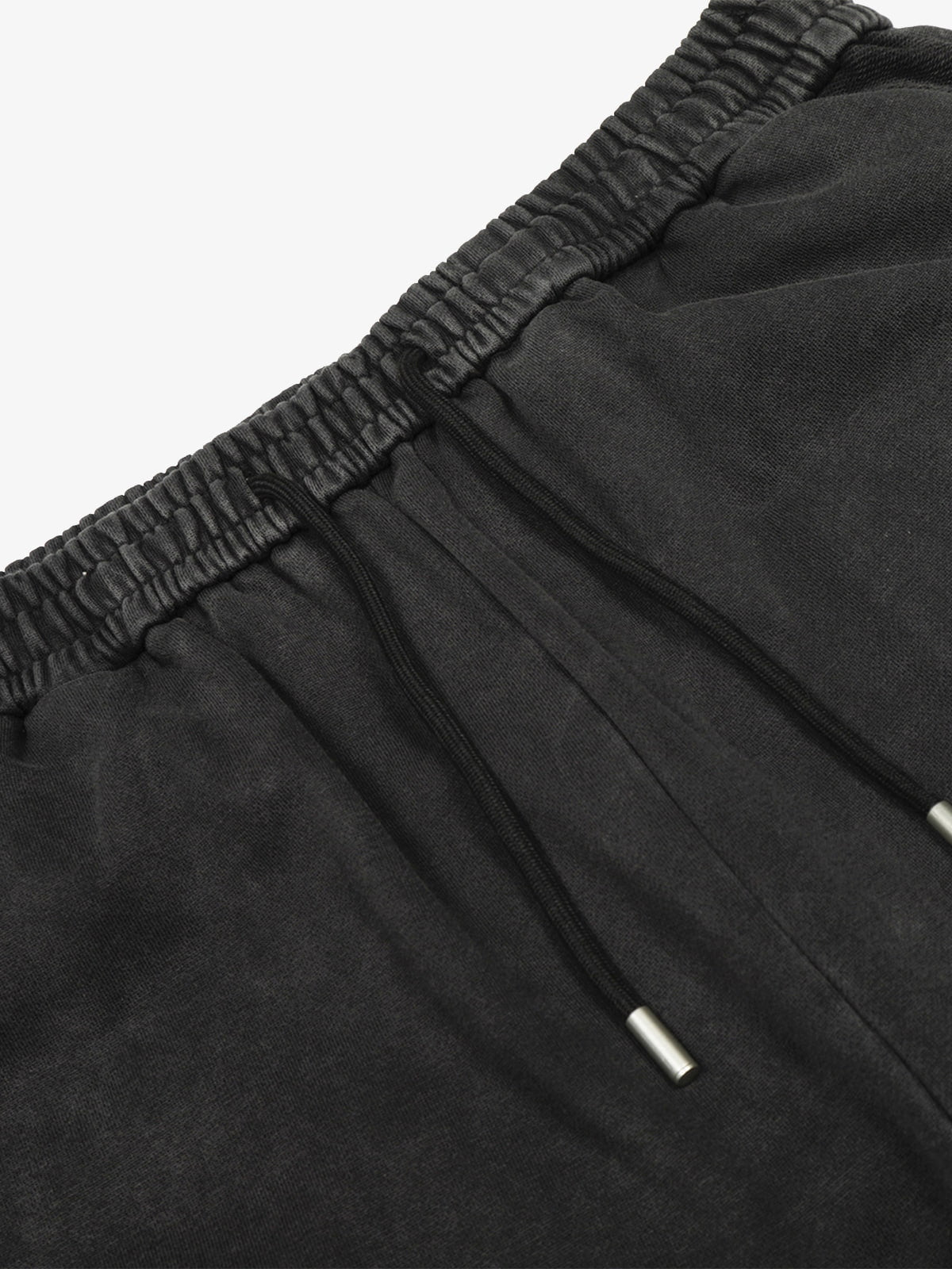 Street Washed Mottled Rivet Letter Print Baggy Sweatpants-Fineriform