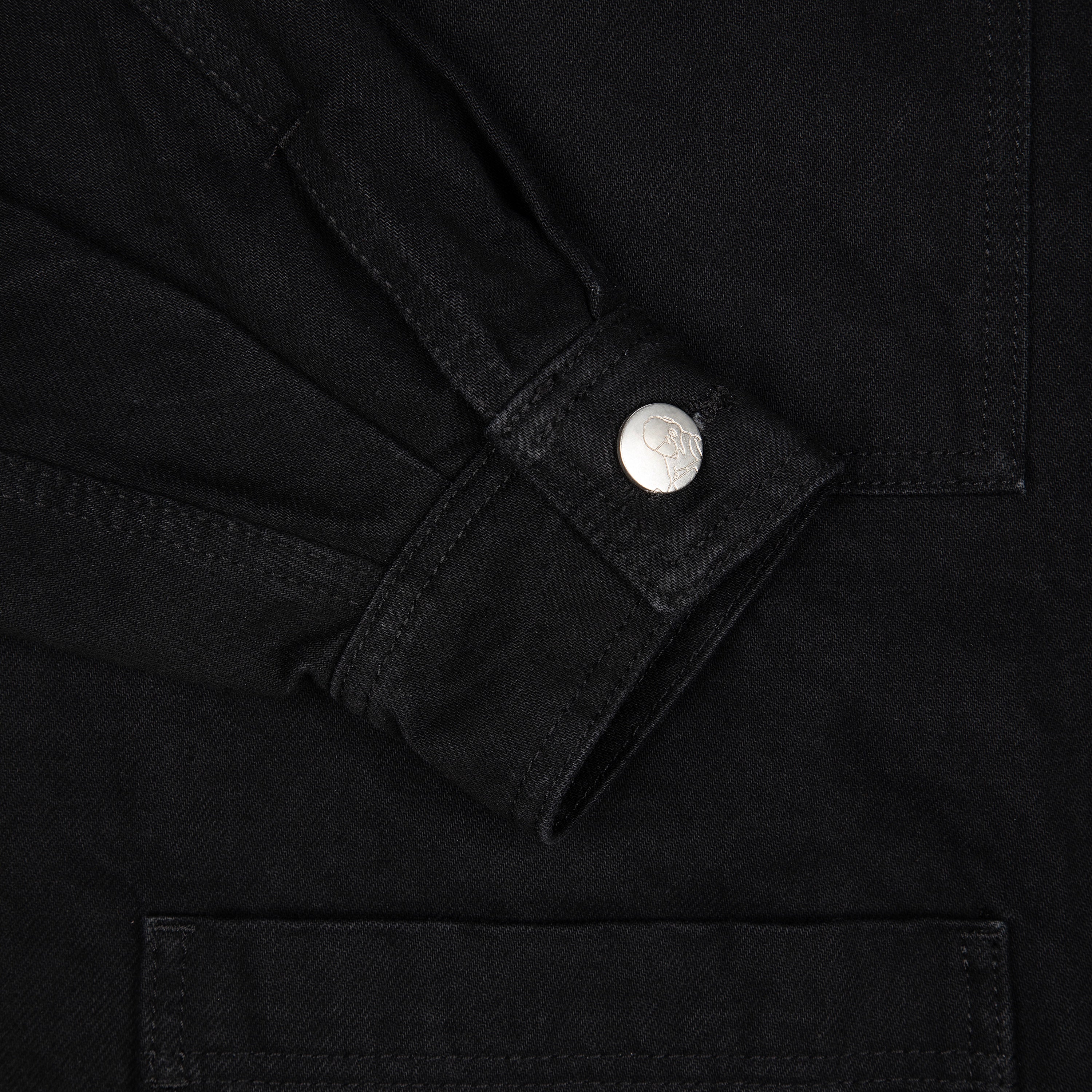 "yakuza" denim Jacket black-Fineriform