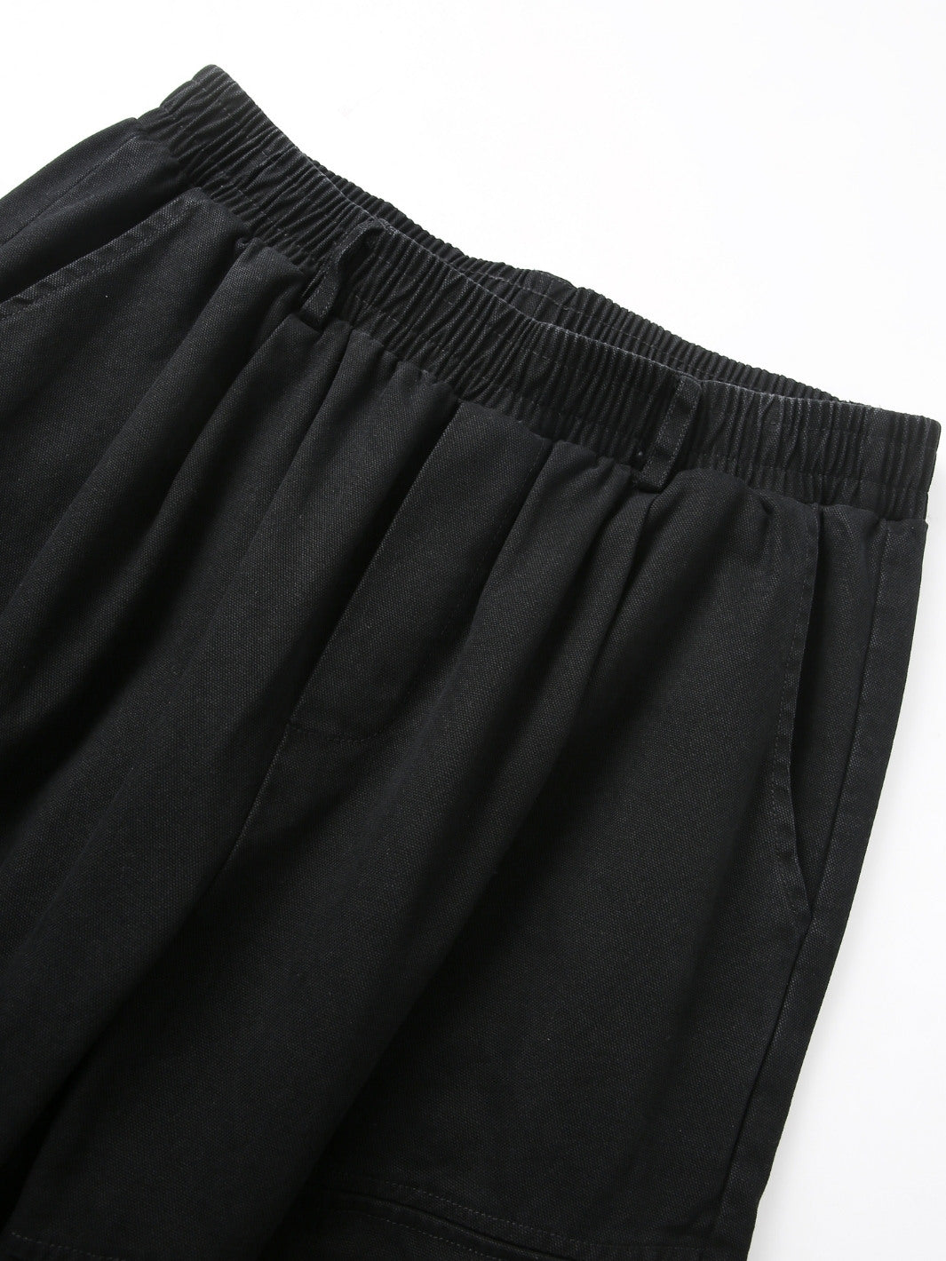 BAGGY CARGO PANTS - BLACK-Fineriform