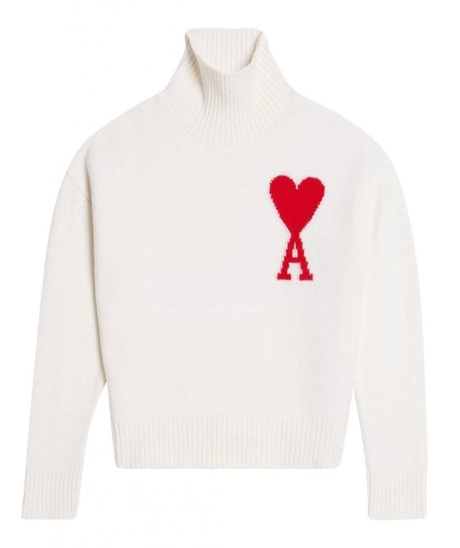 Ami Paris Turtleneck Sweater-Fineriform