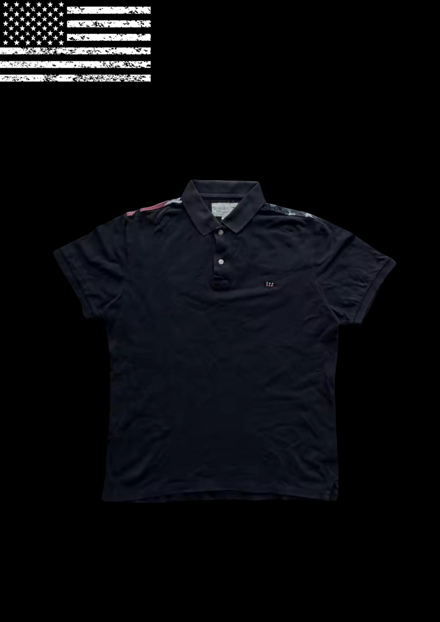 ‘DISTRESSED’ POLO 𖦏-Fineriform