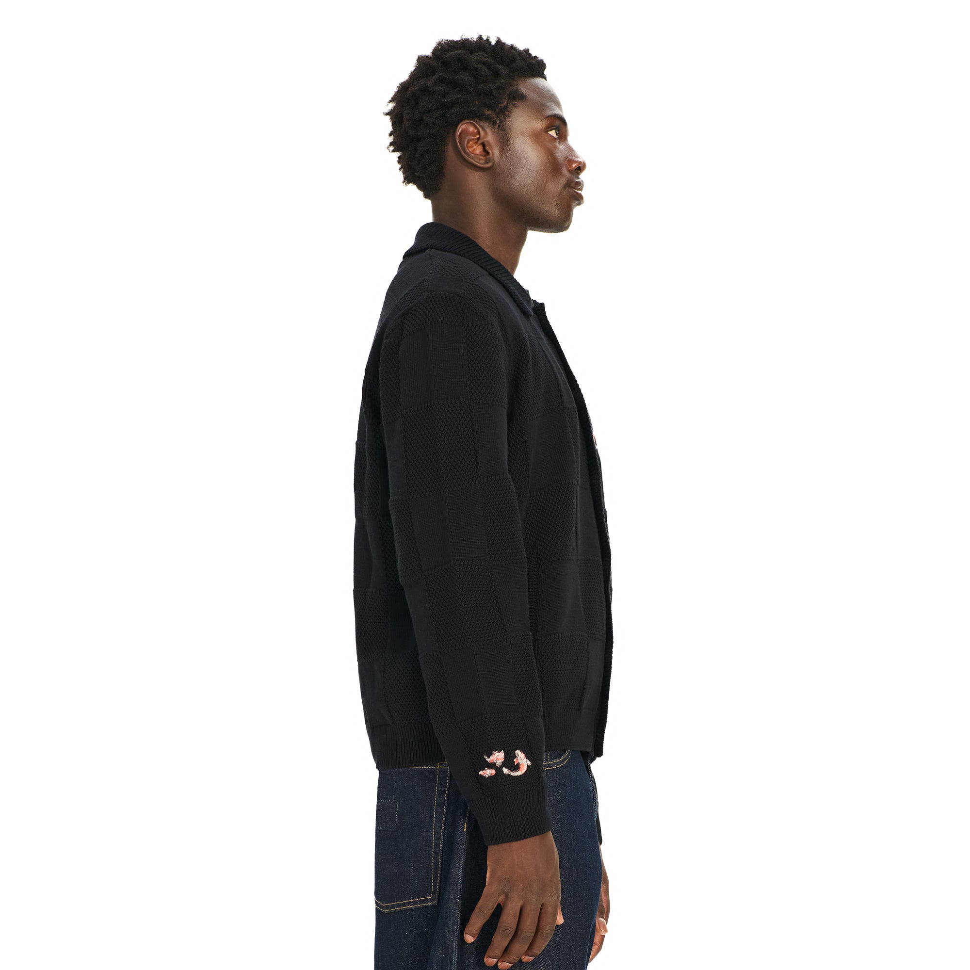 "koi" Polo Cardigan-Fineriform