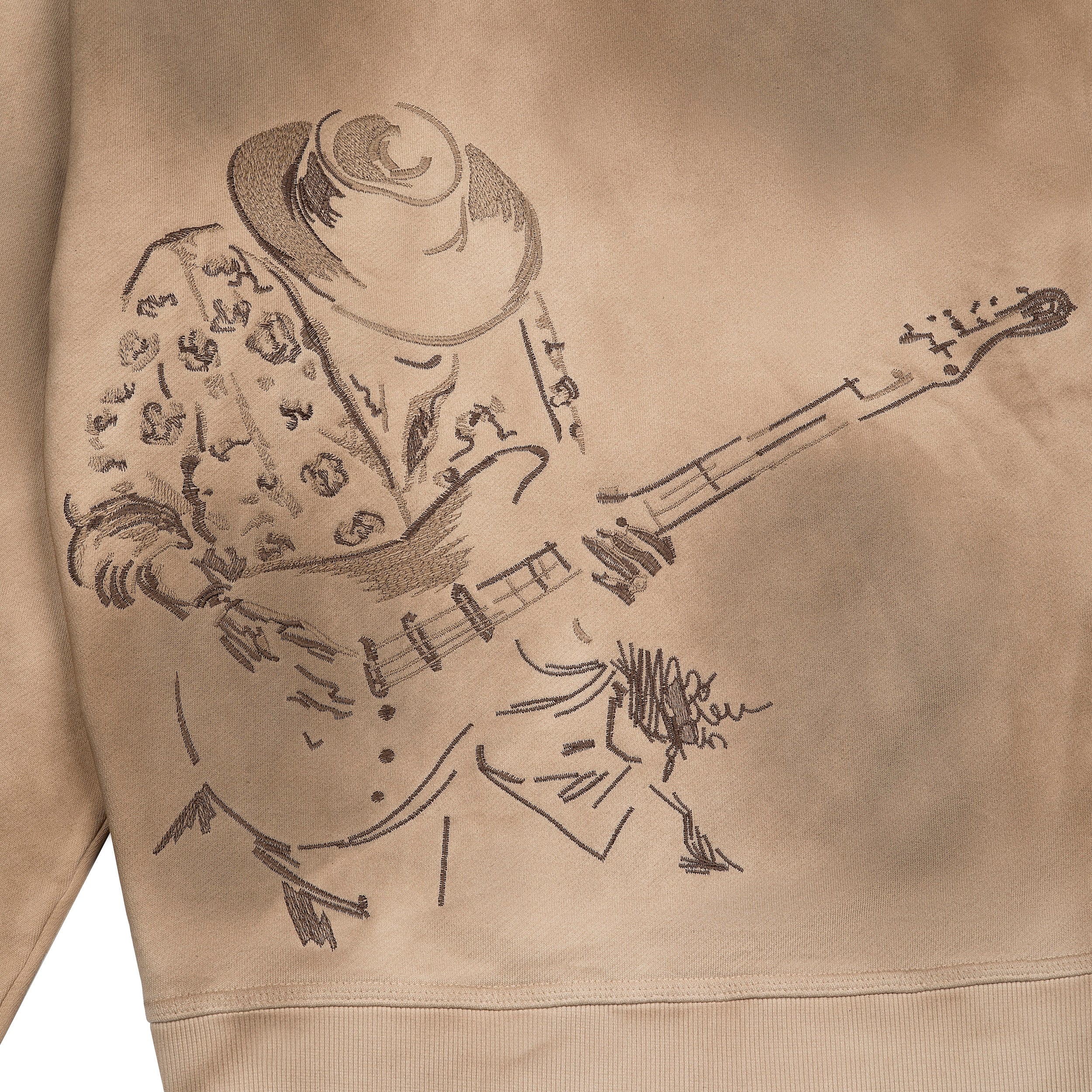 "jazz v2" Hoodie beige-Fineriform