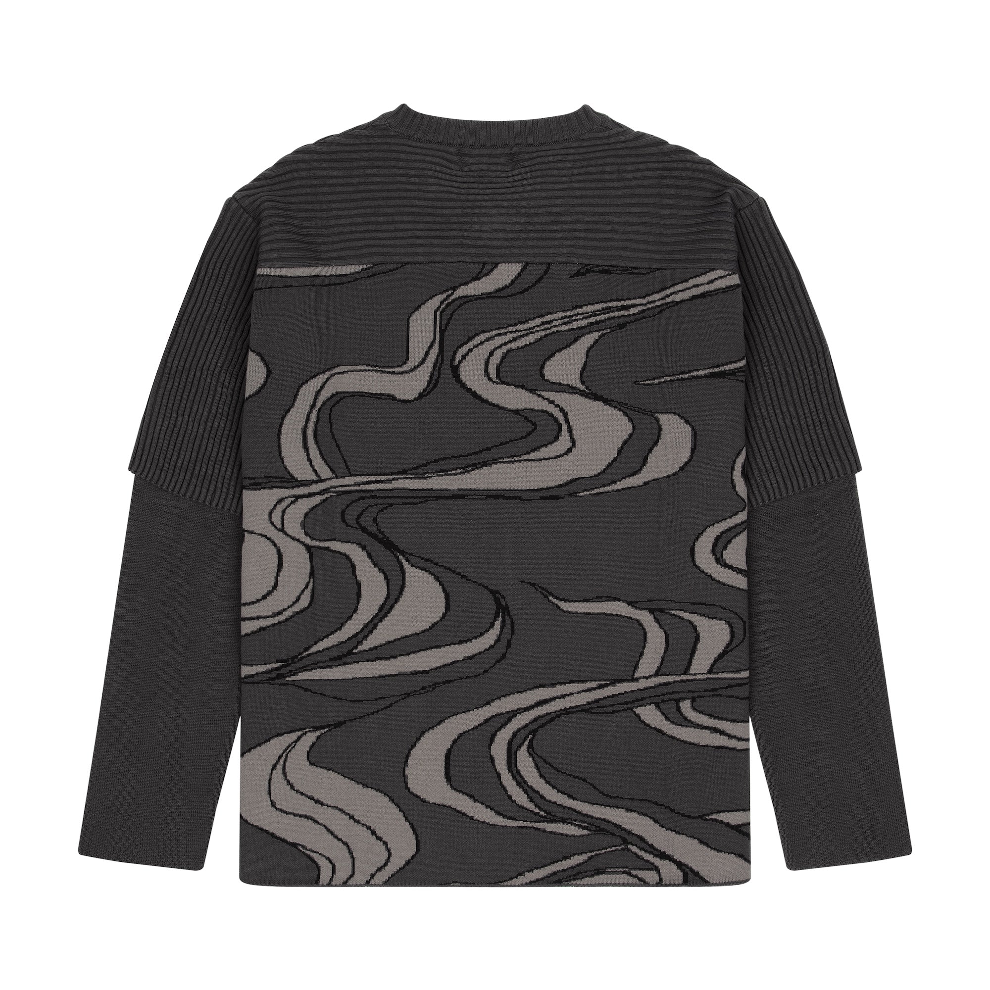 "yakuza" Layered knitted Jersey-Fineriform