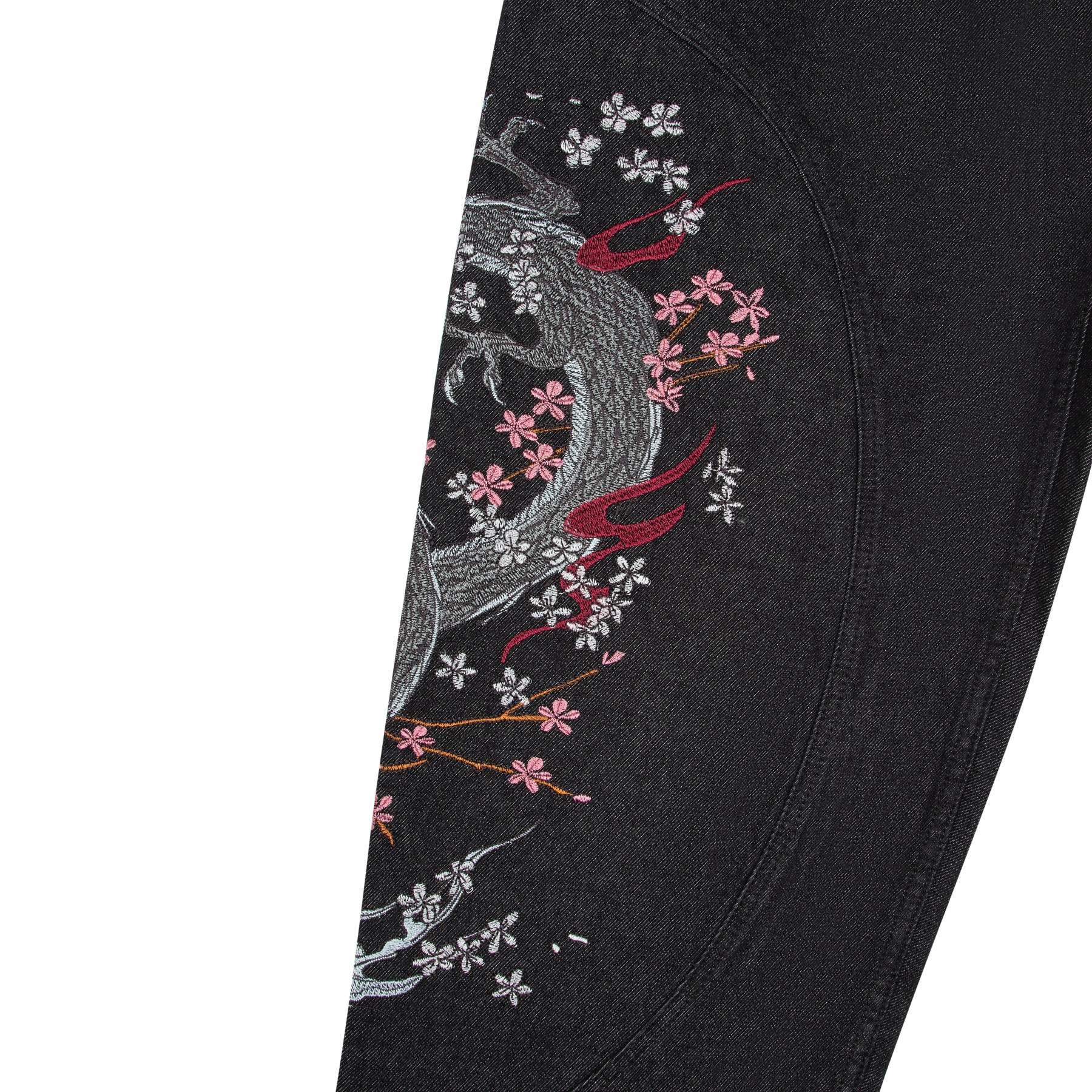 "yakuza" raw Denim black 02-Fineriform