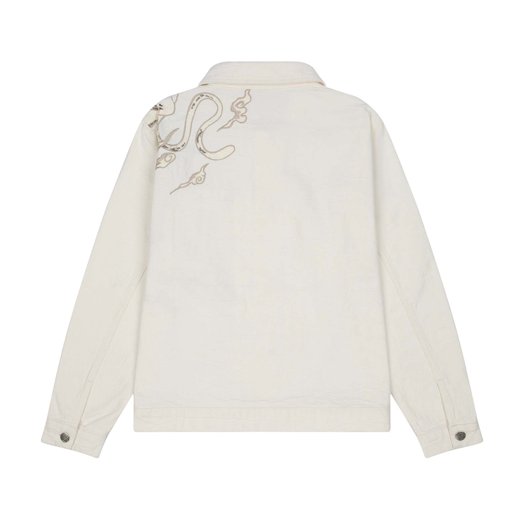 "yakuza" denim Jacket off white-Fineriform
