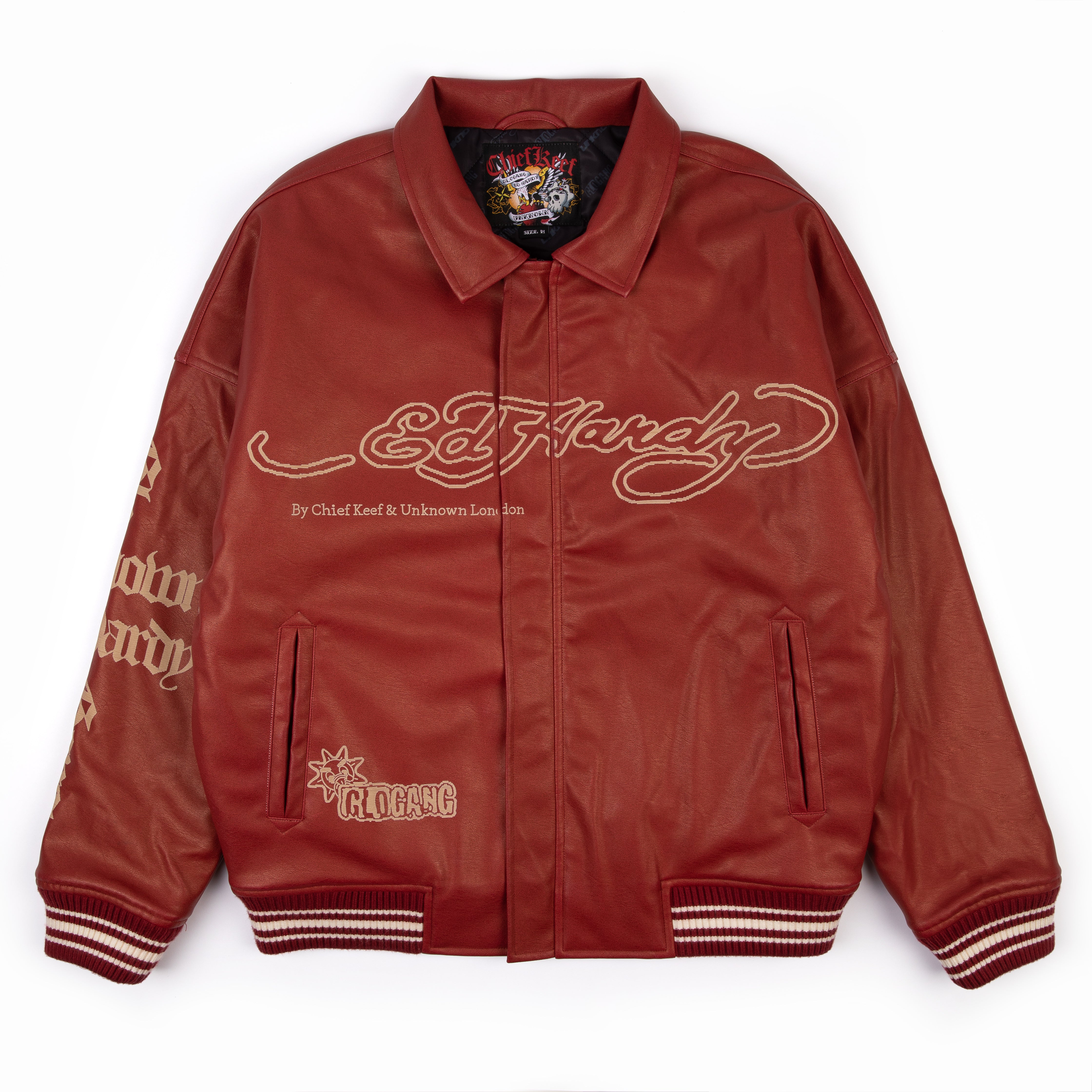 VINTAGE RED LEATHER JACKET-Fineriform