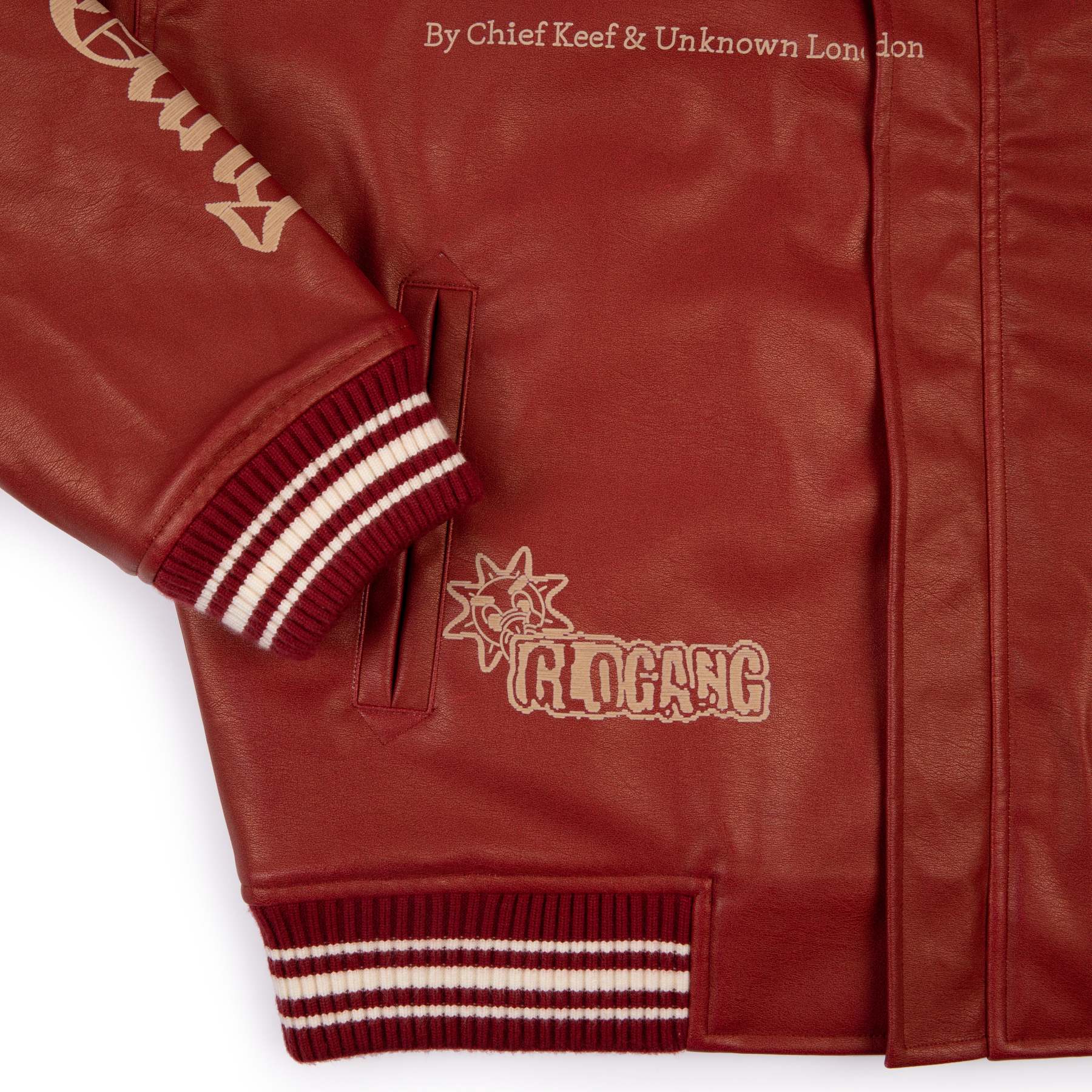 VINTAGE RED LEATHER JACKET-Fineriform