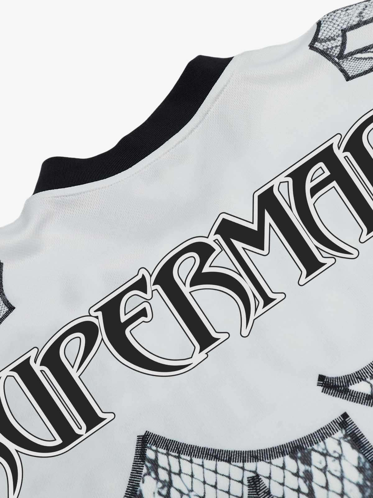 Jersey Style Snake Print T-Shirt - 2418-Fineriform