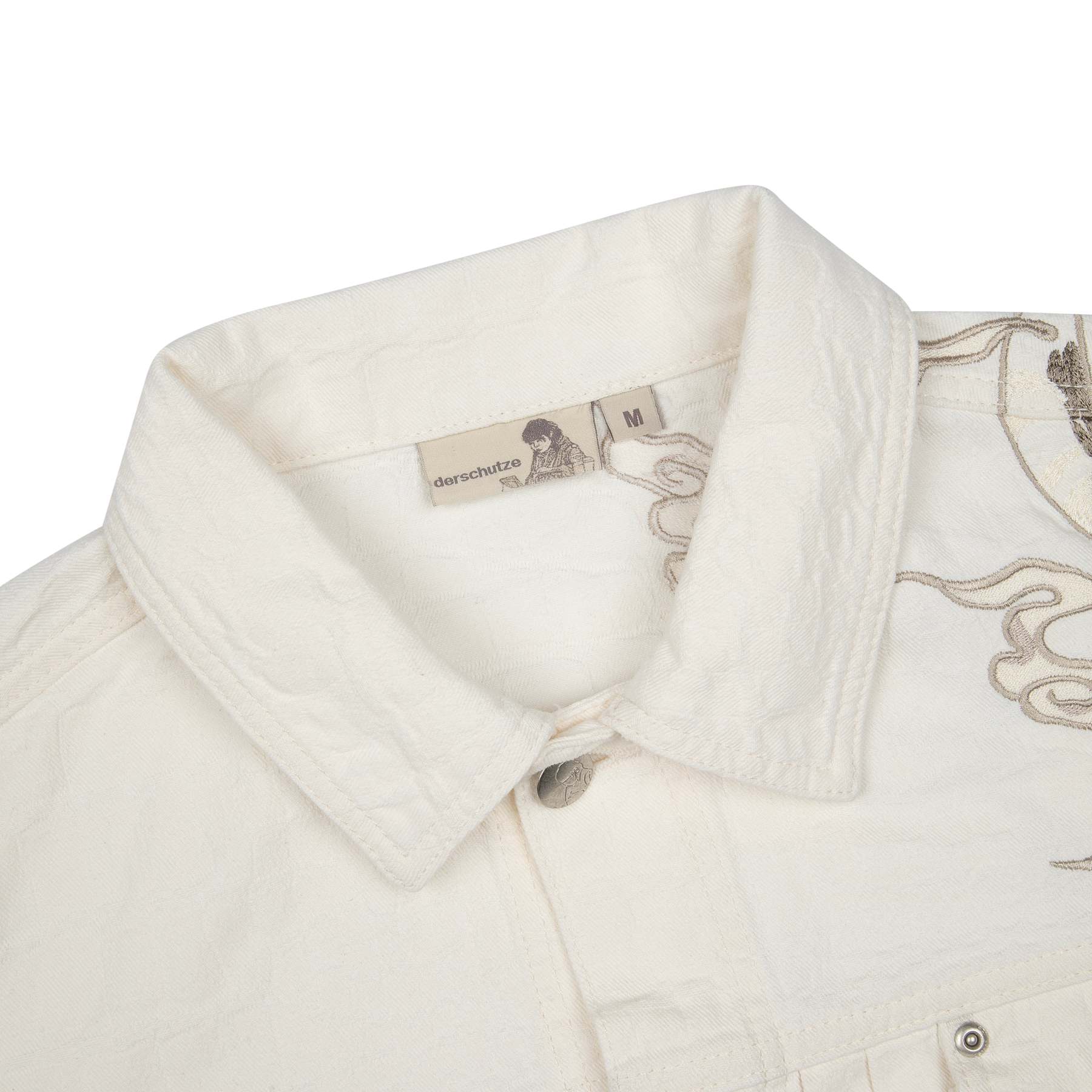 "yakuza" denim Jacket off white-Fineriform