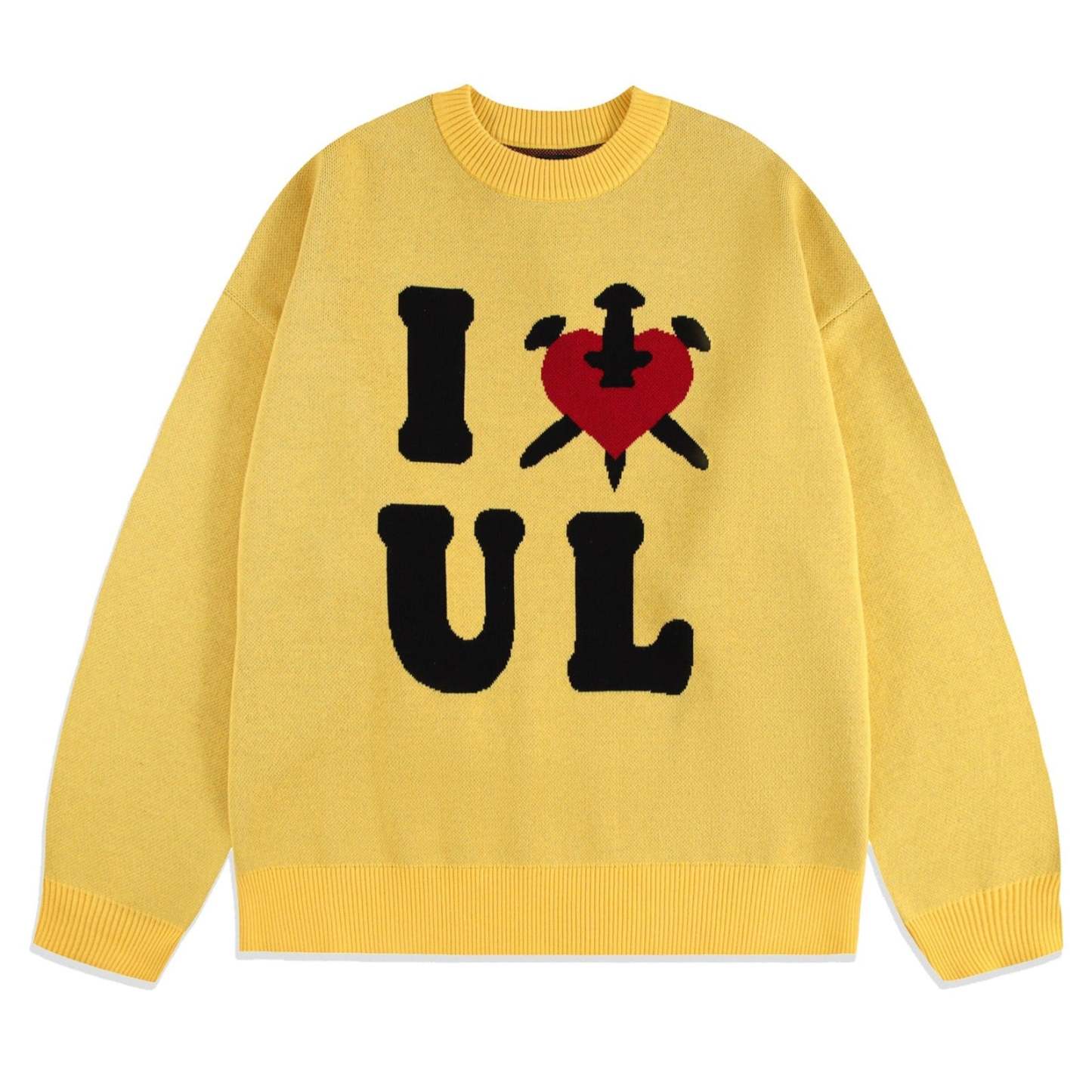YELLOW I <3 UL KNIT-Fineriform
